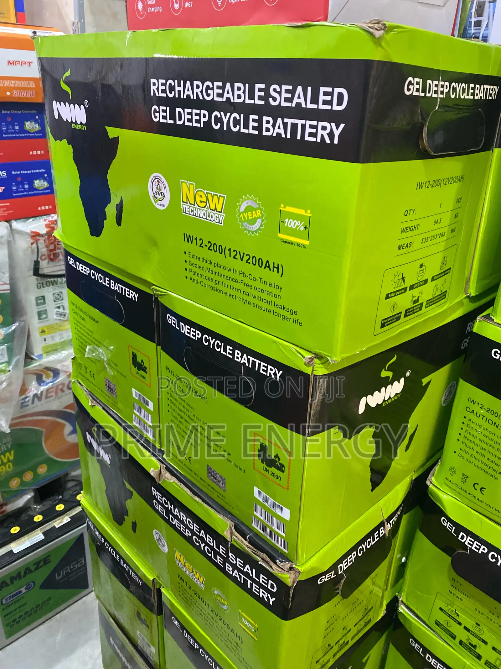 12v/200ah Iwin Gel Deep Cycle Battery