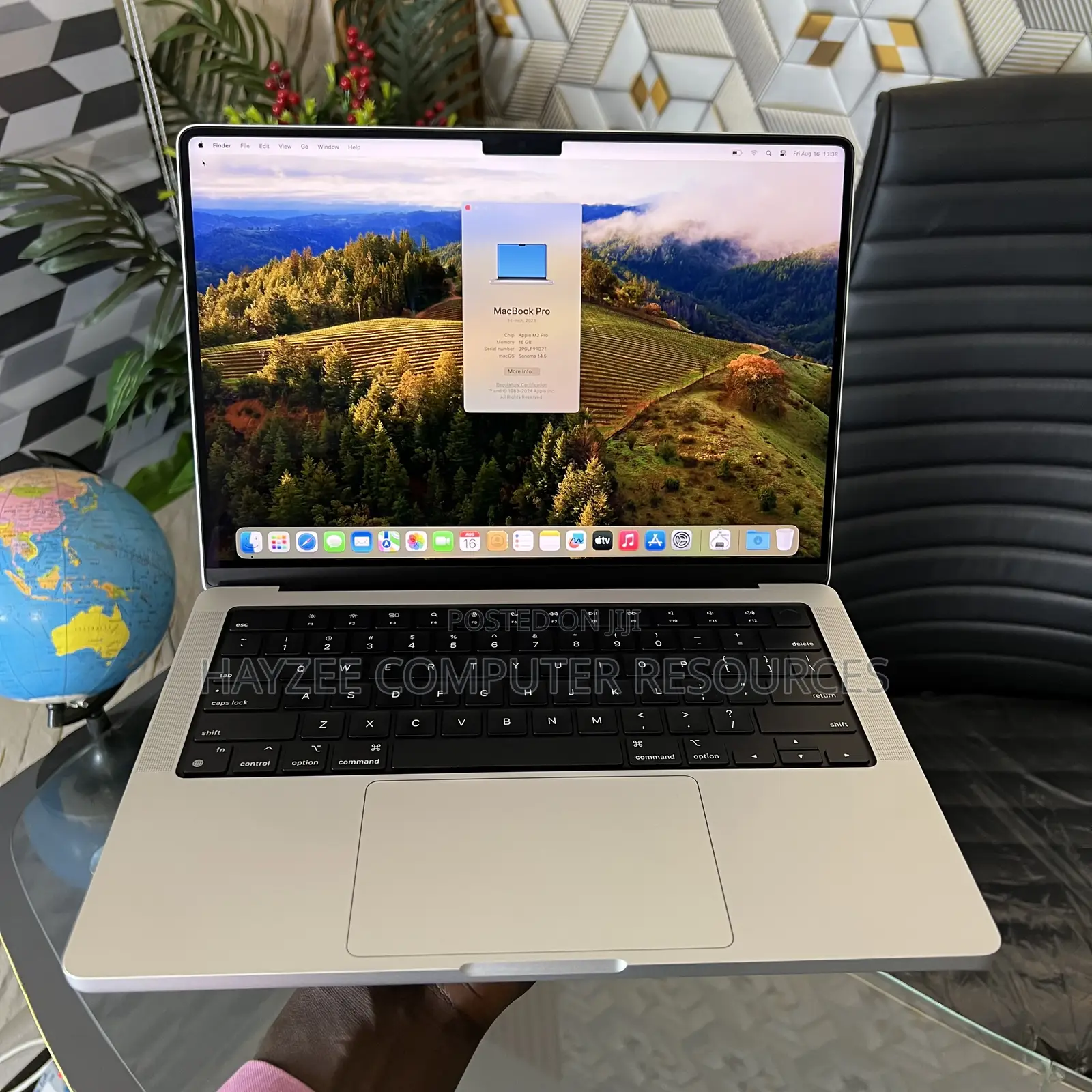 Laptop Apple MacBook Pro 2023 M2 16GB Apple M2 SSD 512GB