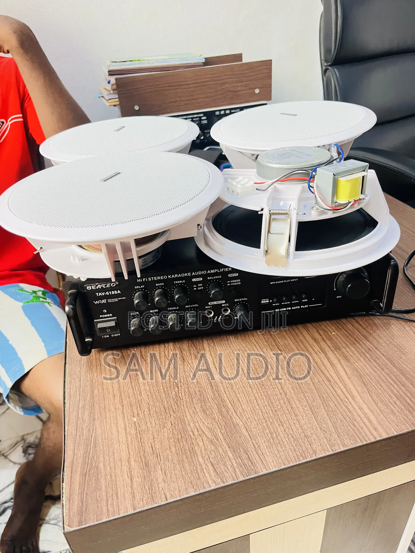 50watts Ceiling Speaker With Amplifier