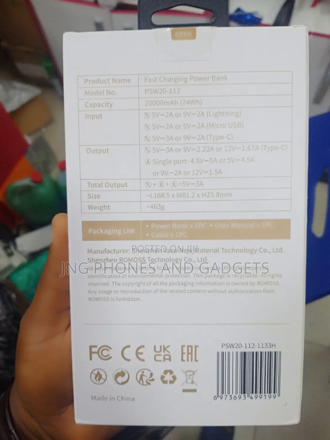 Romoss Power Bank 22.5