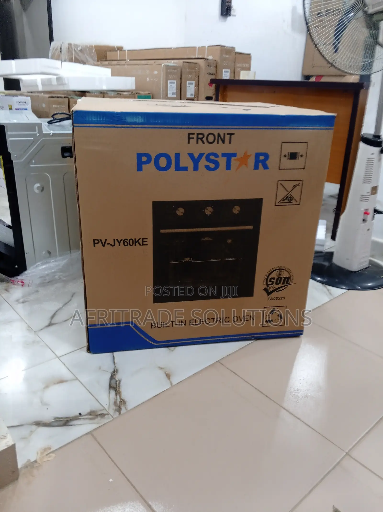 POLYSTAR PV-JY60KE Built-in Electric Oven- Bake Grill