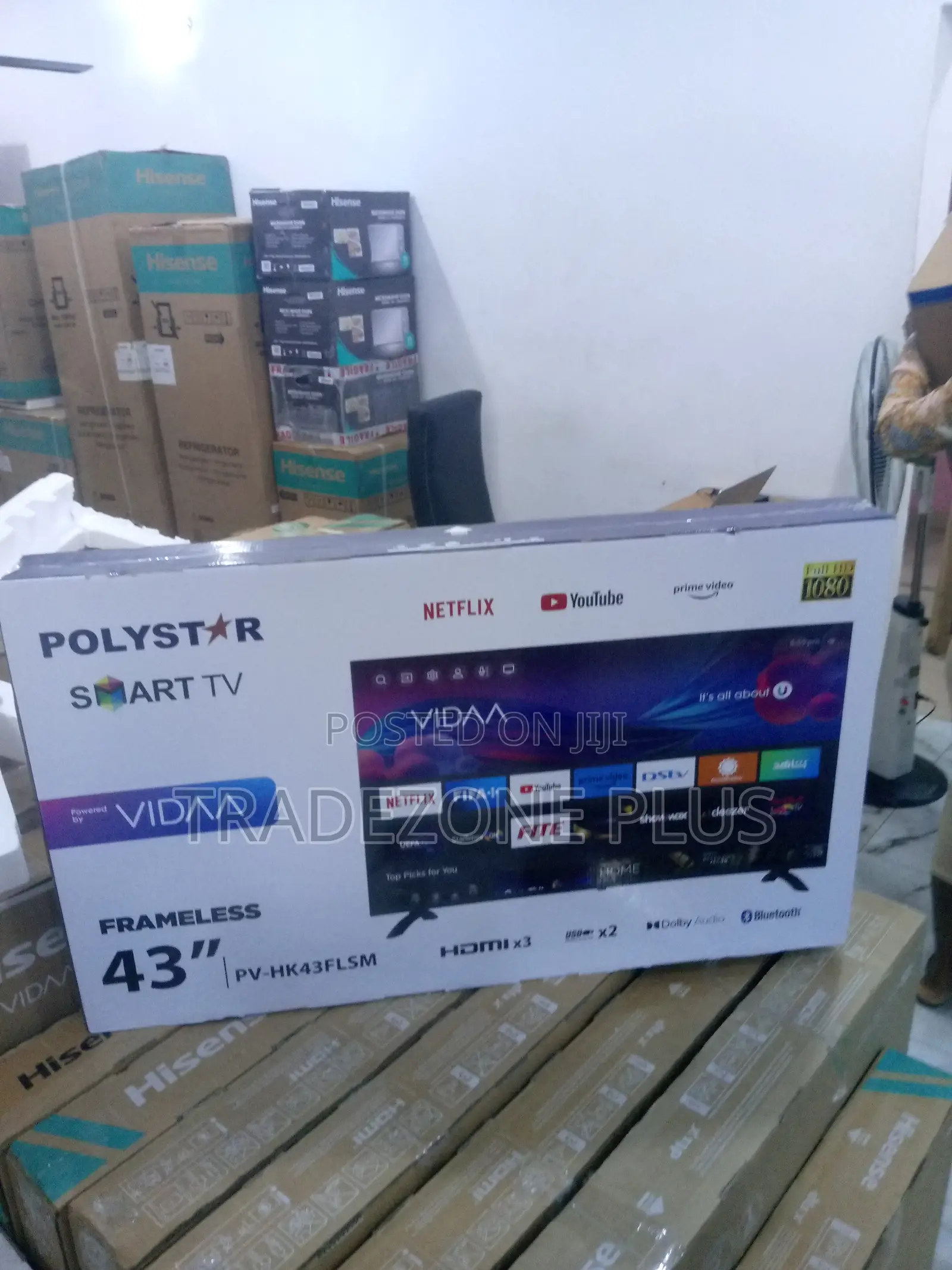 Quality Polystar Pv-Hk43flsm Smart Vidaa Full HDTV