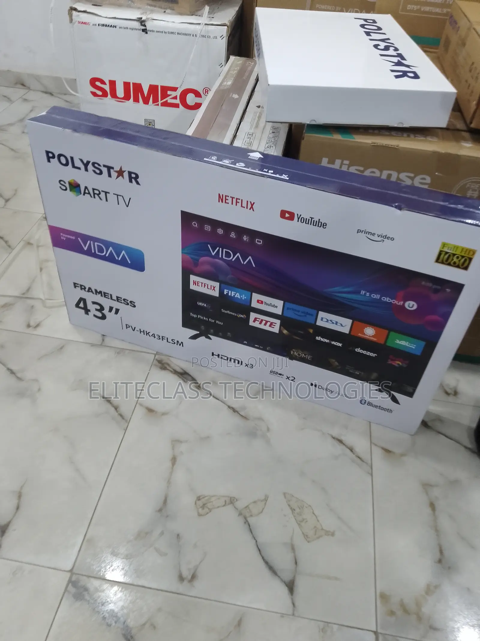 Standard Polystar Smart Tv-43 Inches