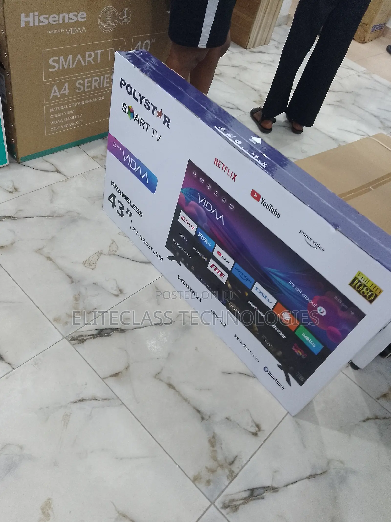 High Standard Polystar Smart Tv-43 Inches