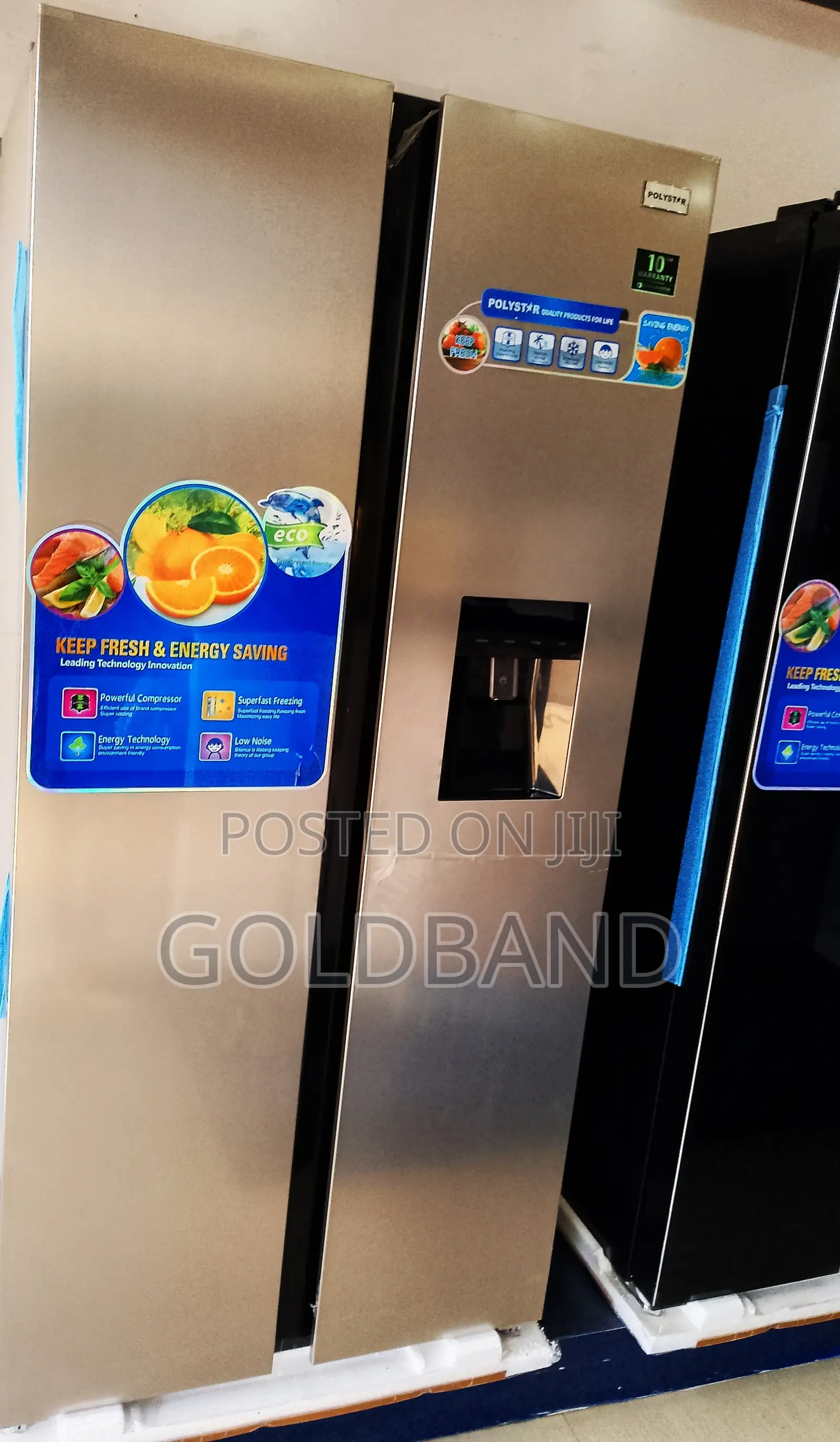 New Responsive Pv-Sbs666wd-Inv 436L Polystar Fridge