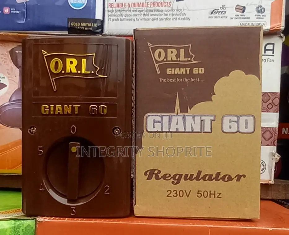 Orl Fan Regulator - Giant 60 5 Speed