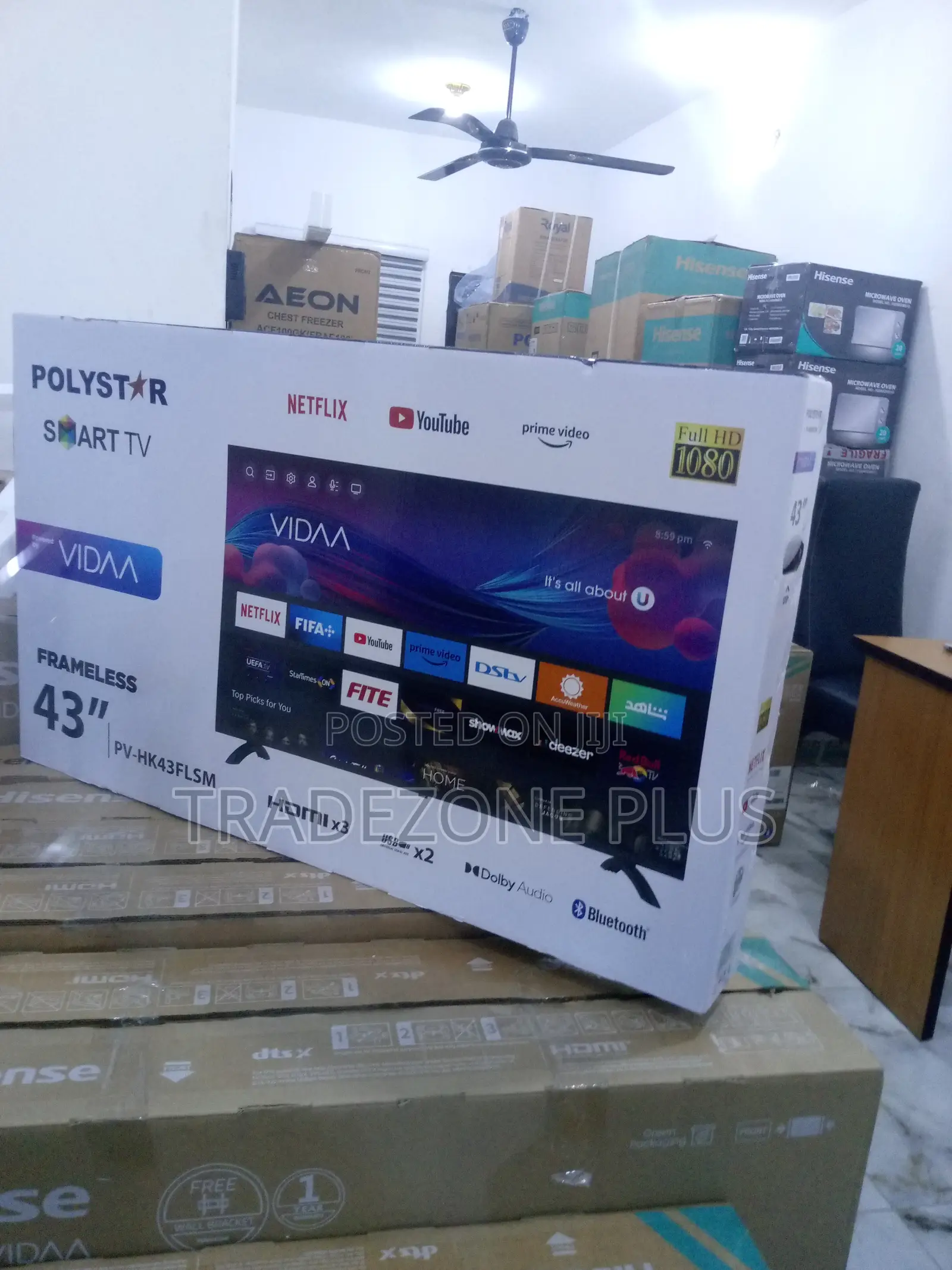 Quality Pv-Hk43flsm 43" Android Full HD Smart TV