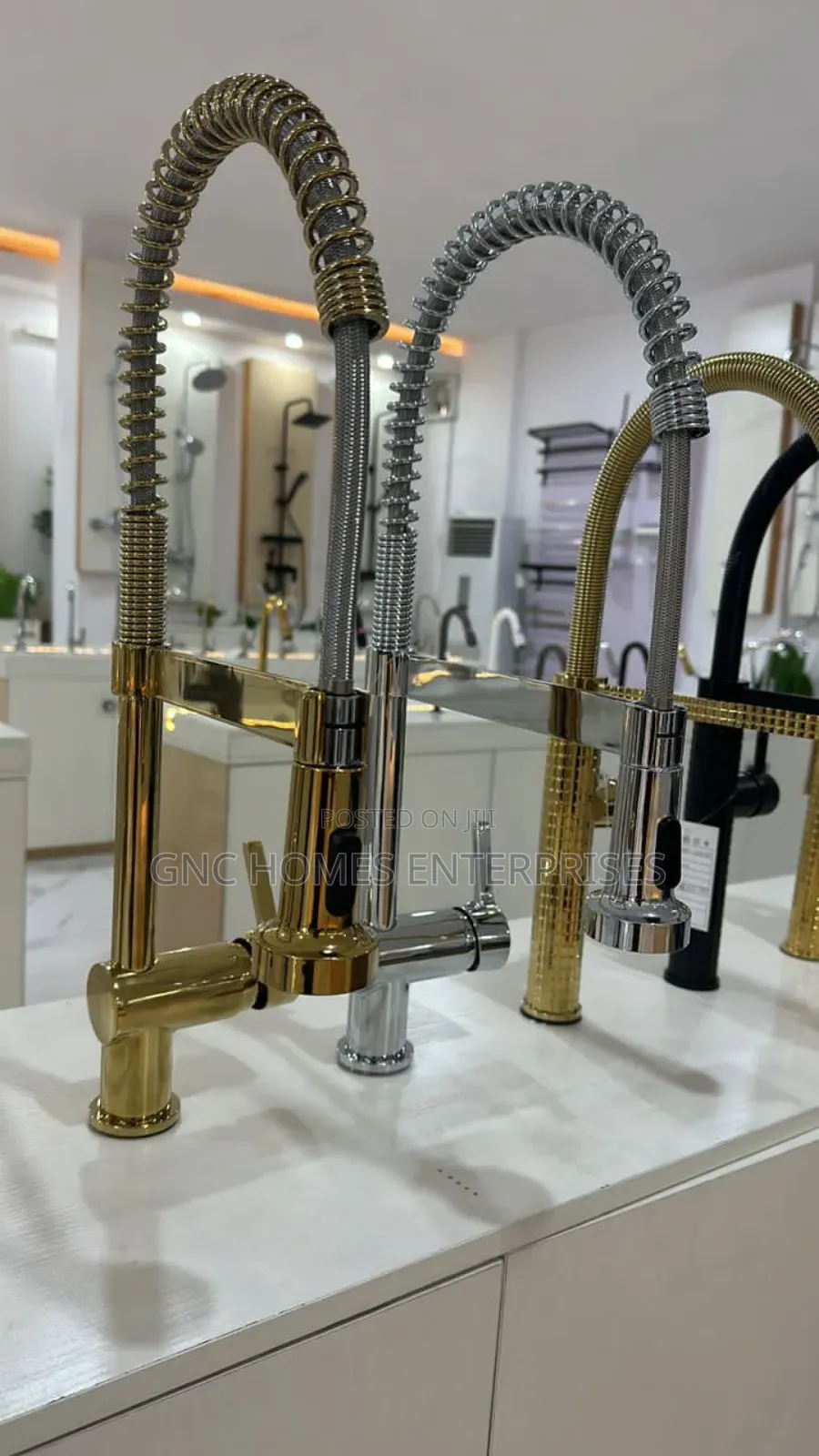 Gold Kitchen Sink Mixer Tap