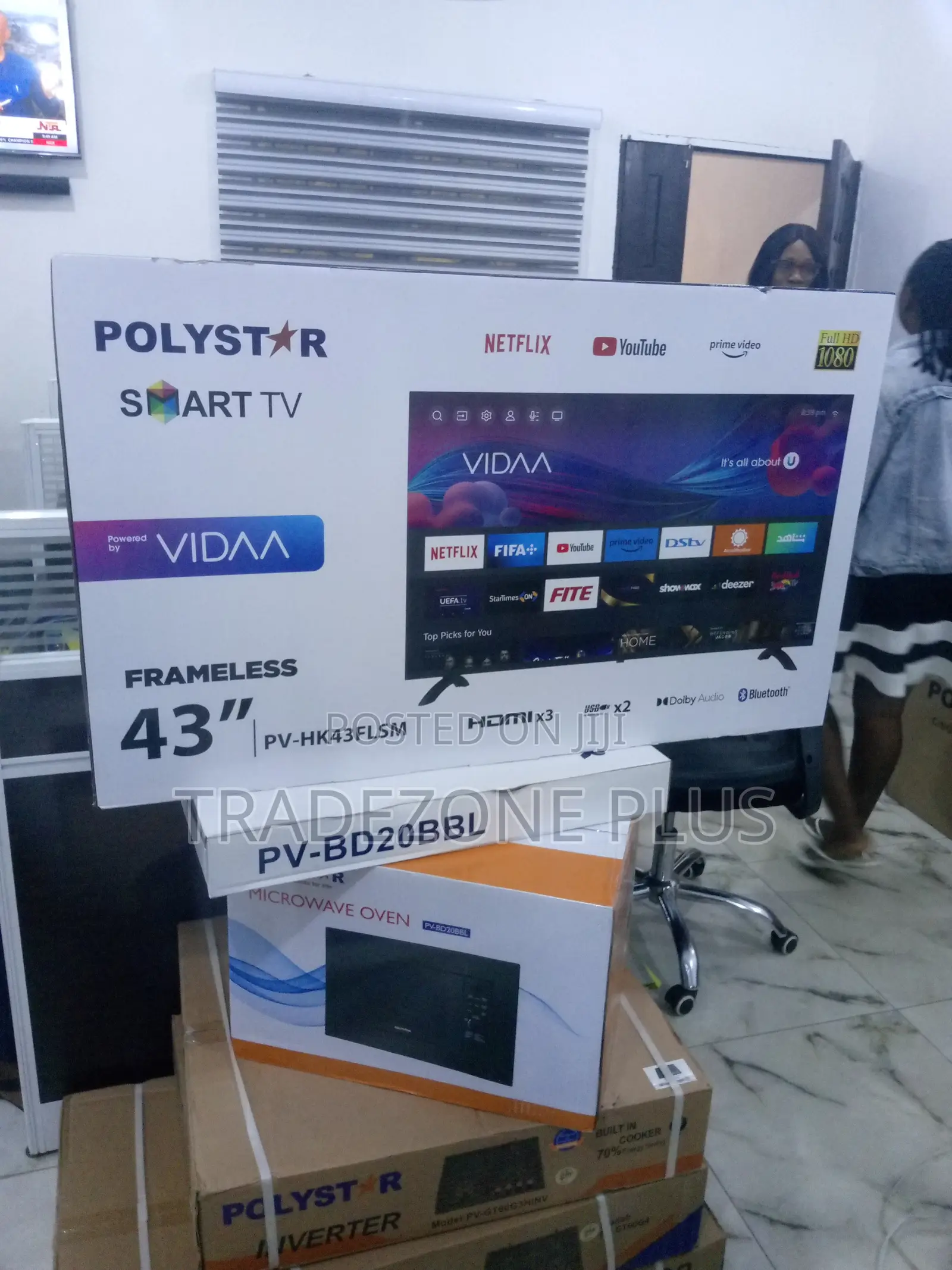 Quality 43inches Pv-Hk43flsm Smart TV