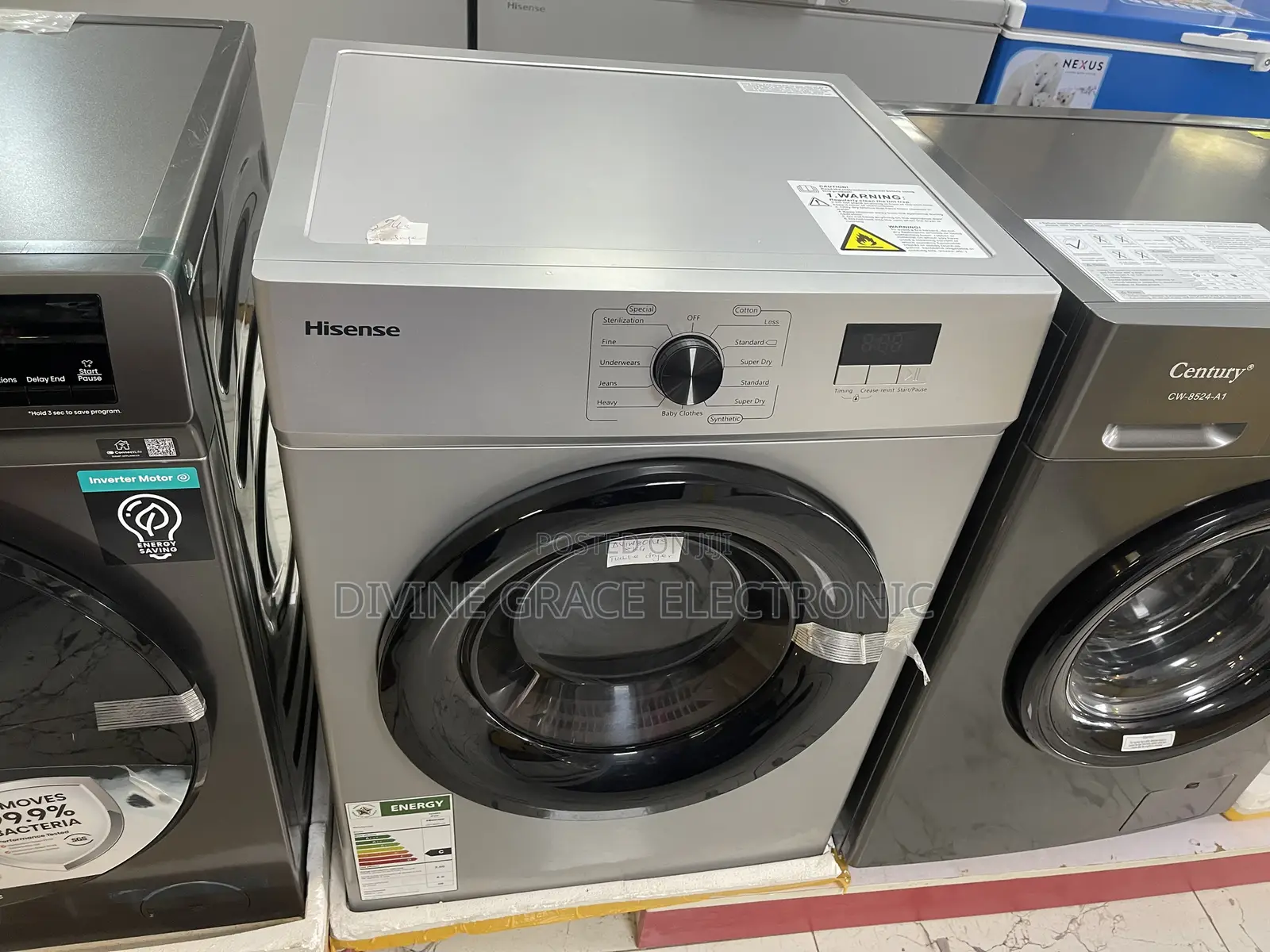 8kg Hisense Front Loader Tumble Dryer Washing Machine