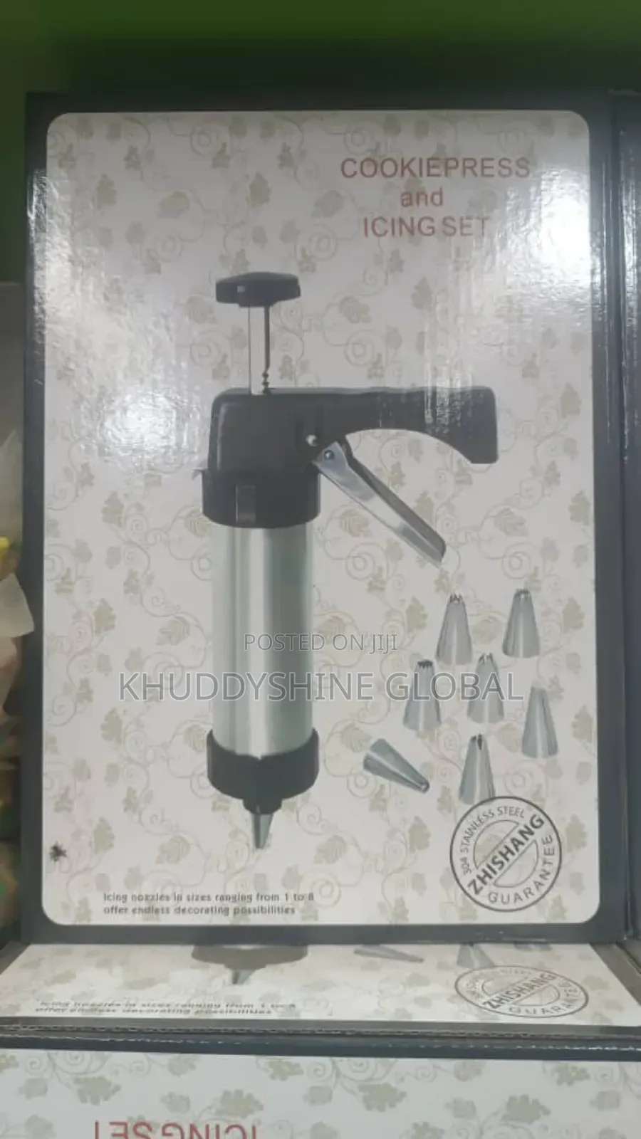 Cookie Press Stainless Steel Cookie Press Pastry Machine