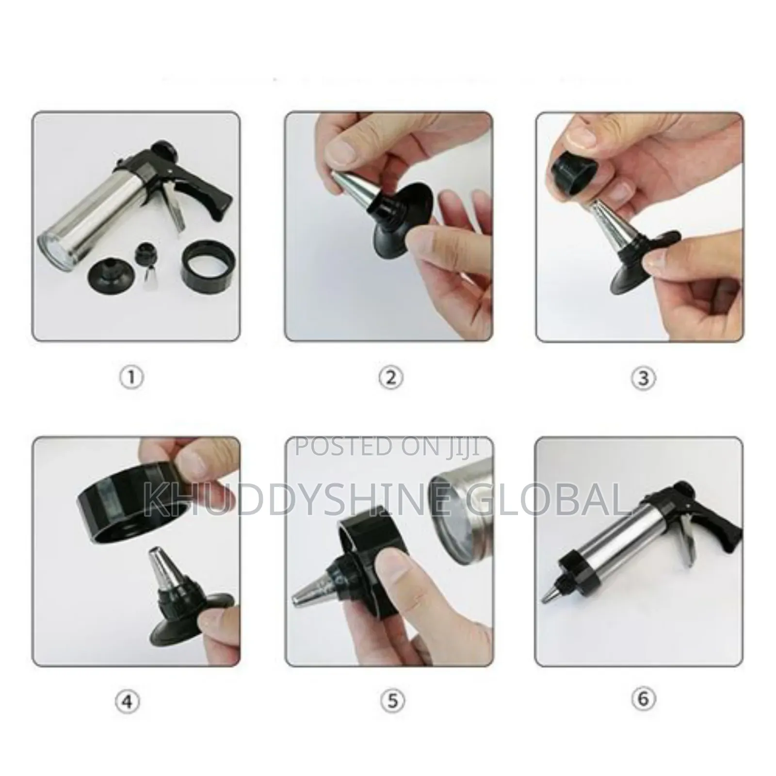 Cookie Press Stainless Steel Cookie Press Pastry Machine