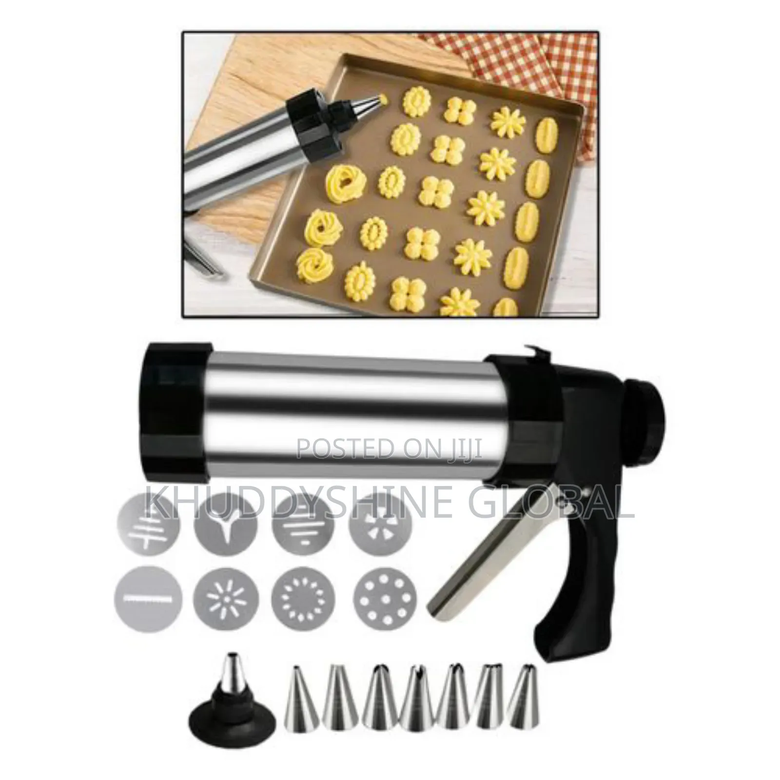 Cookie Press Stainless Steel Cookie Press Pastry Machine