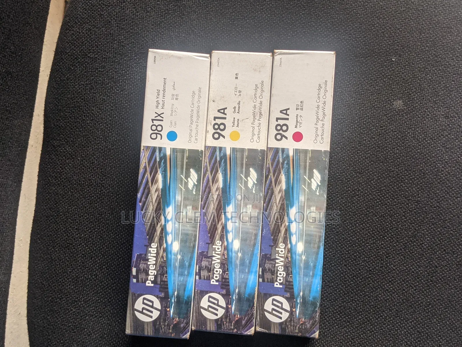 Hp Pagewide 981 Cartridge (Price Per Color)