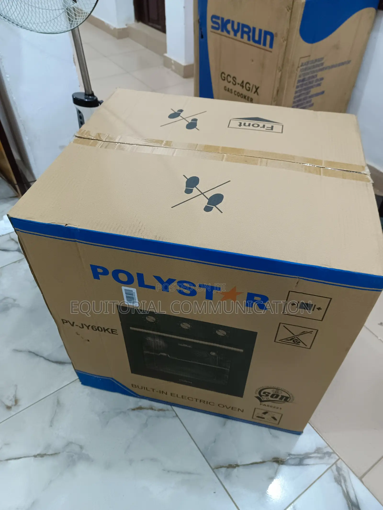 High Quality Polystar Built in Electric Gas Oven 