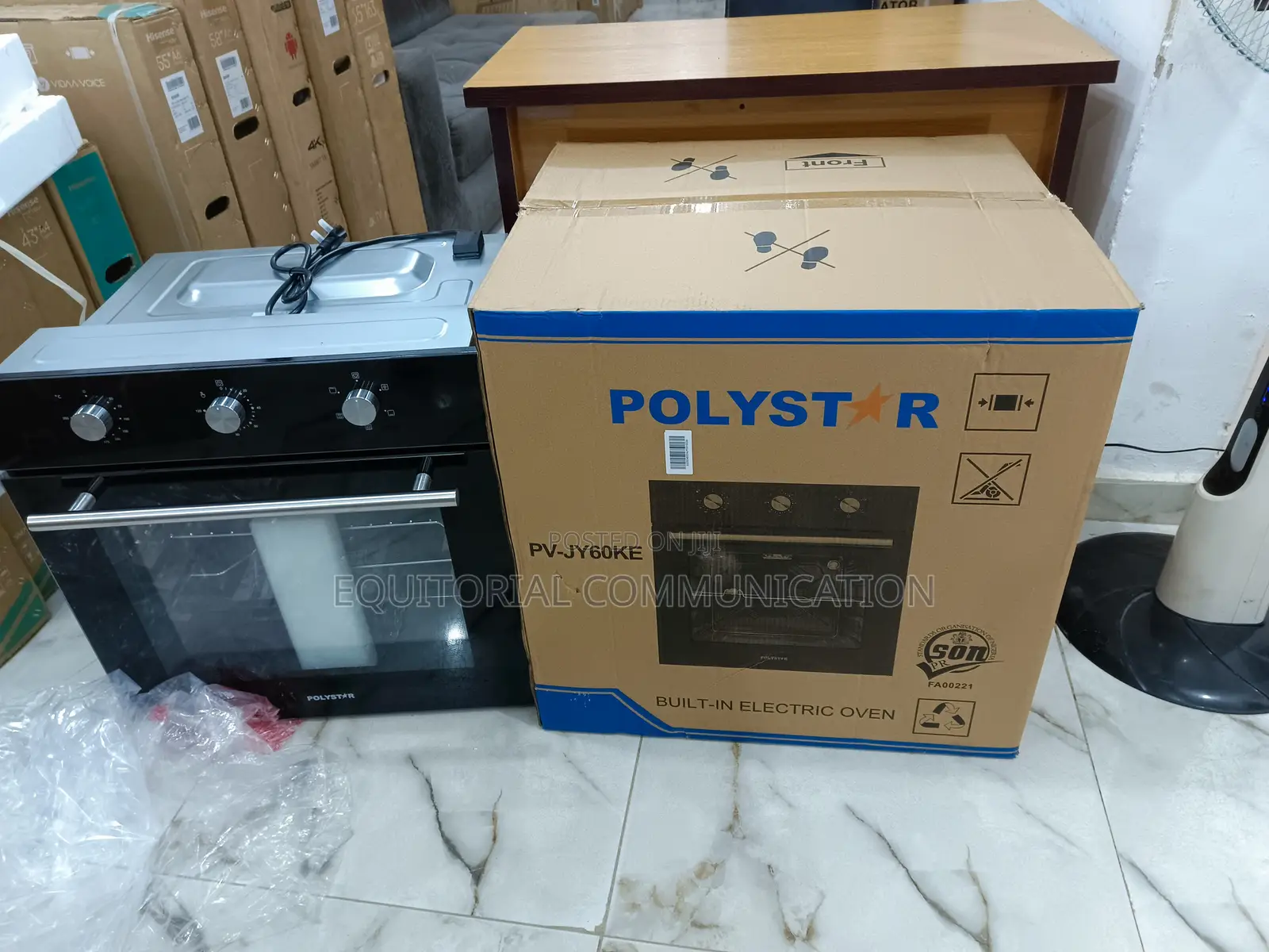 Sophiscated Polystar Built in Electric Gas Oven 