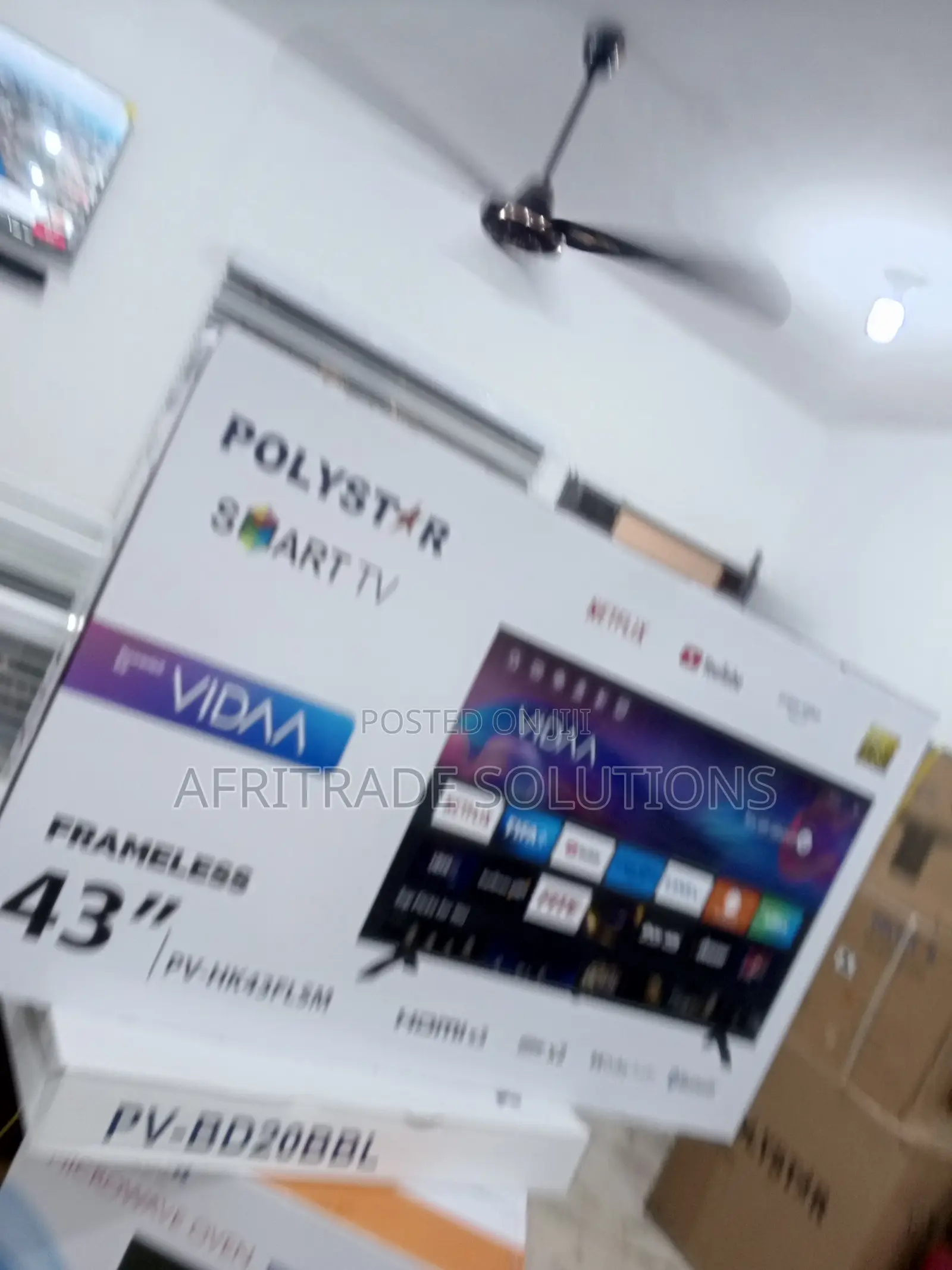 43 Inch Polystar Smart HD TV With Netflix and Youtube