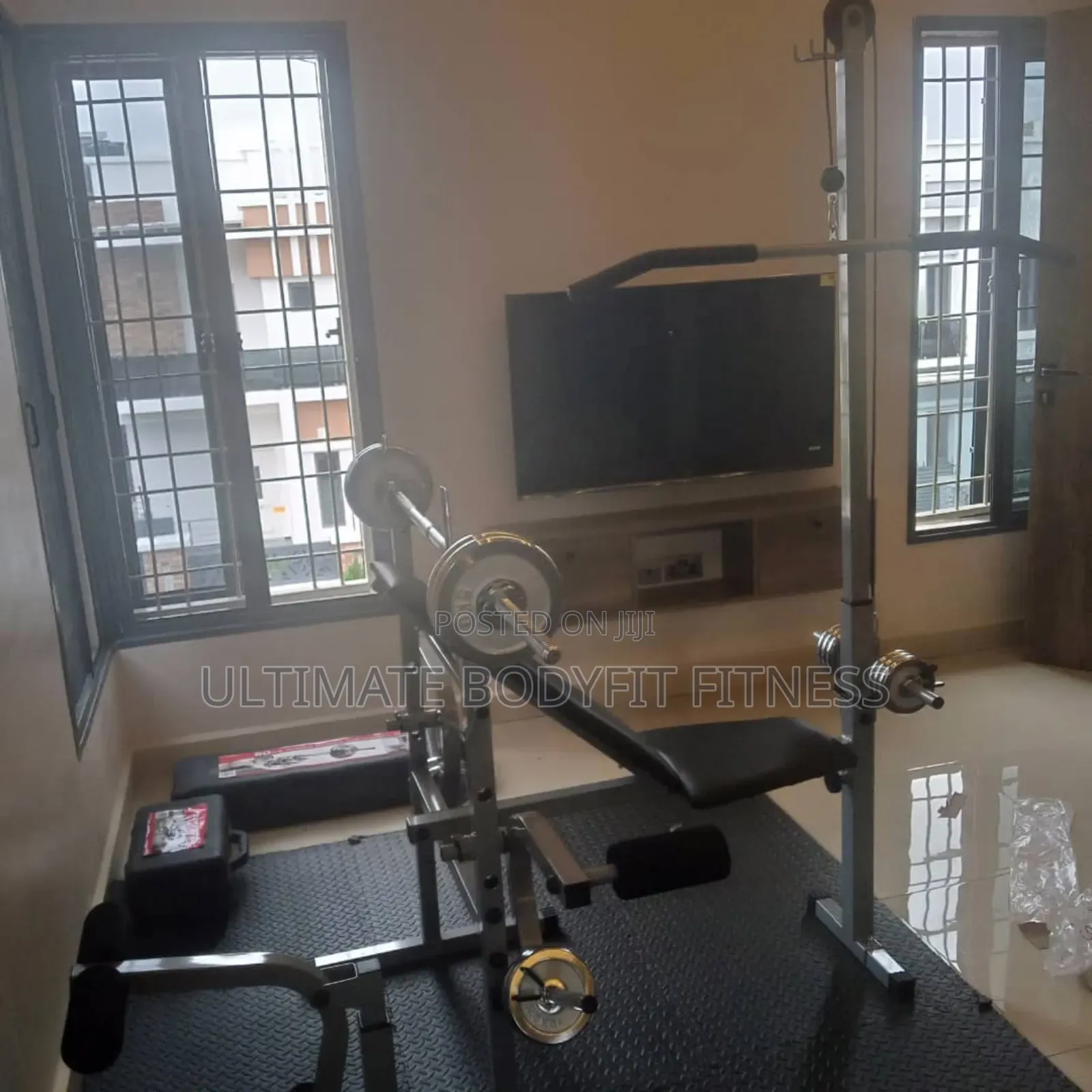 Brand New Weight Bench 50kg Weight With Lat Pull Down