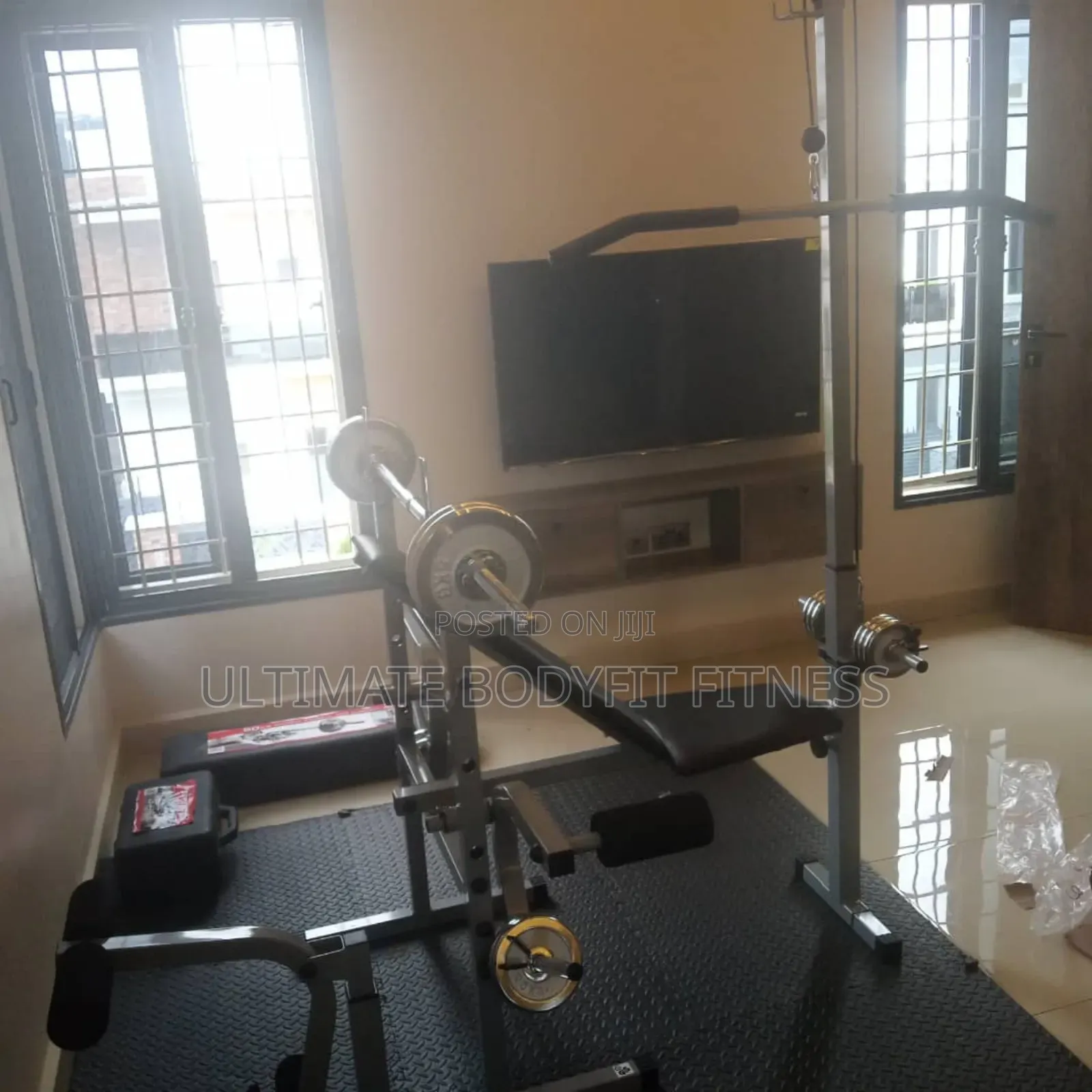 Brand New Weight Bench 50kg Weight With Lat Pull Down