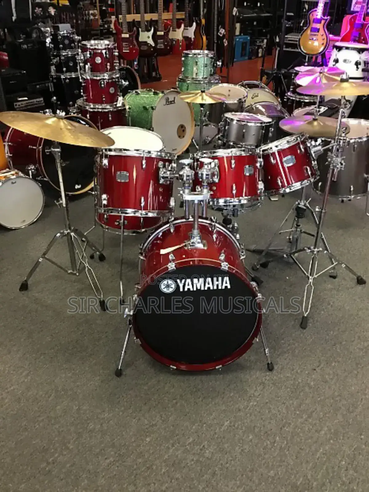 Original Yamaha Drum Set 7 Set