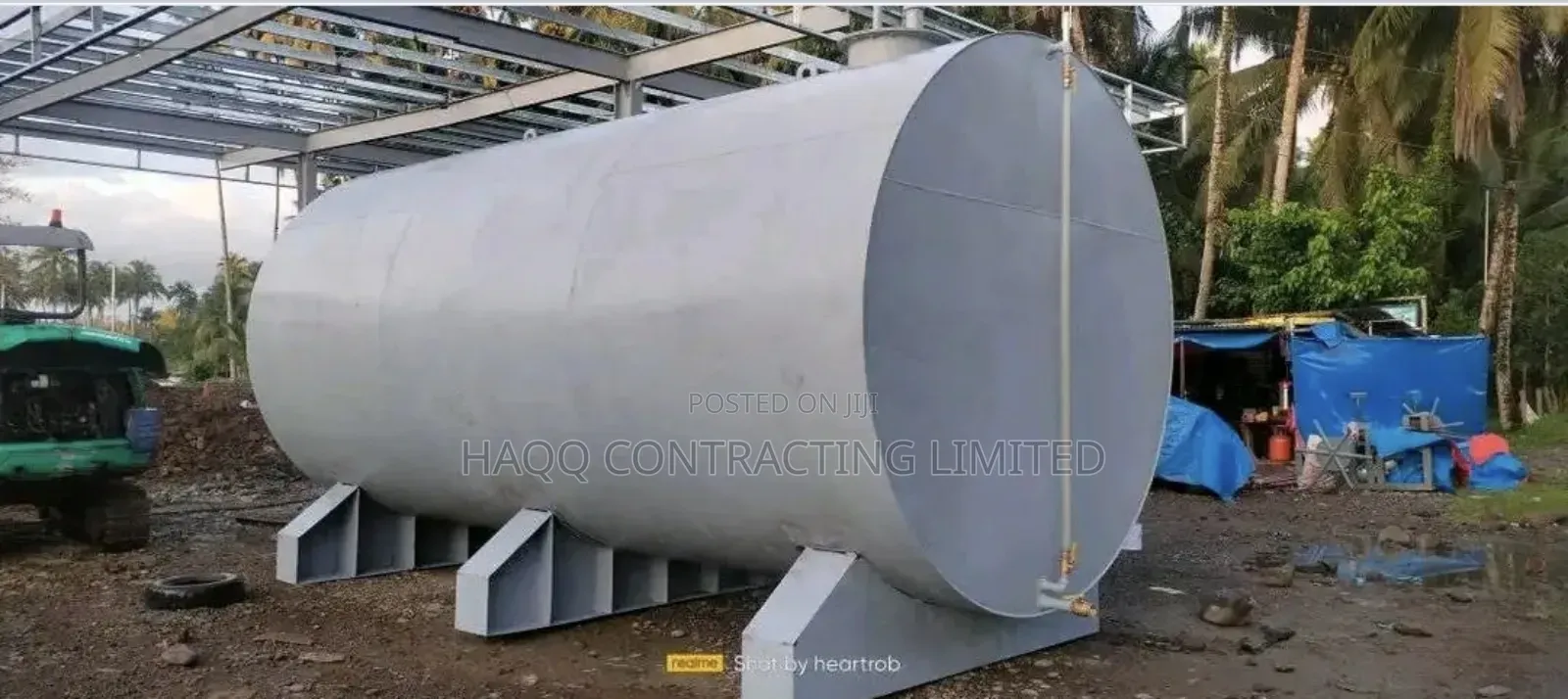 33,000 Litres Storage Tank Fabrication and Metal Sheet Works