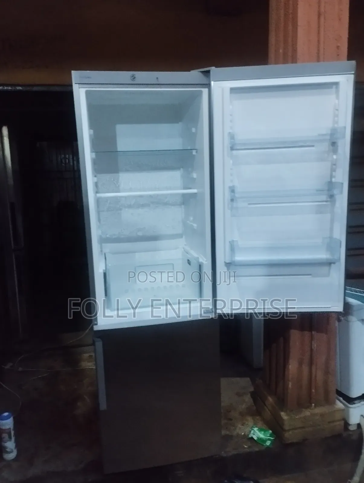 Stainless Steel Double Door Refrigerator