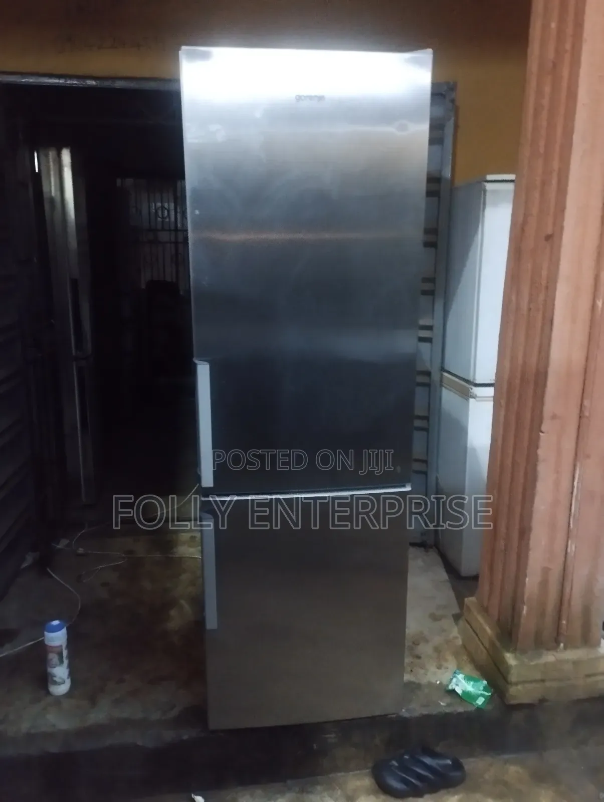 Stainless Steel Double Door Refrigerator
