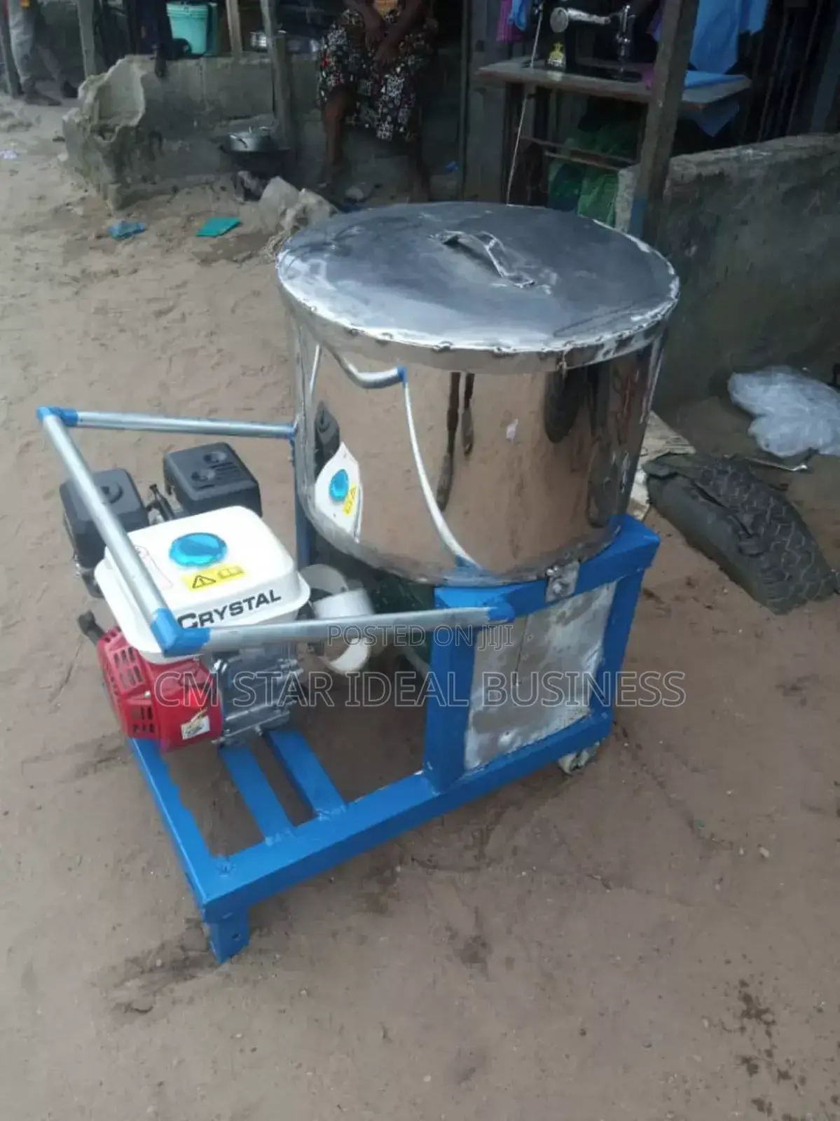 Stainless Shining Plate Fufu Pounding Machine