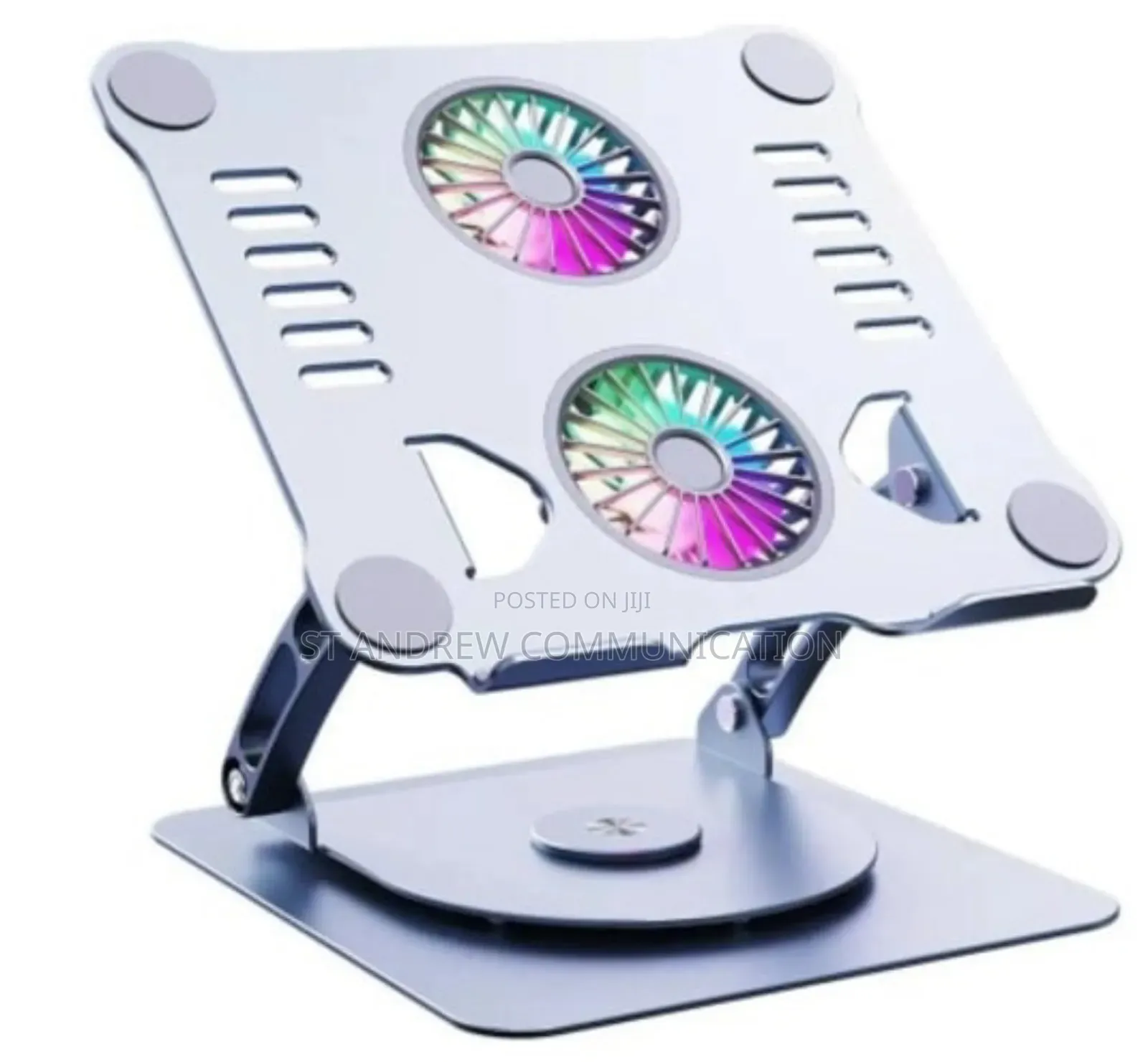 Laptop Stand V4.1 360 Base With Electric Dual Fan