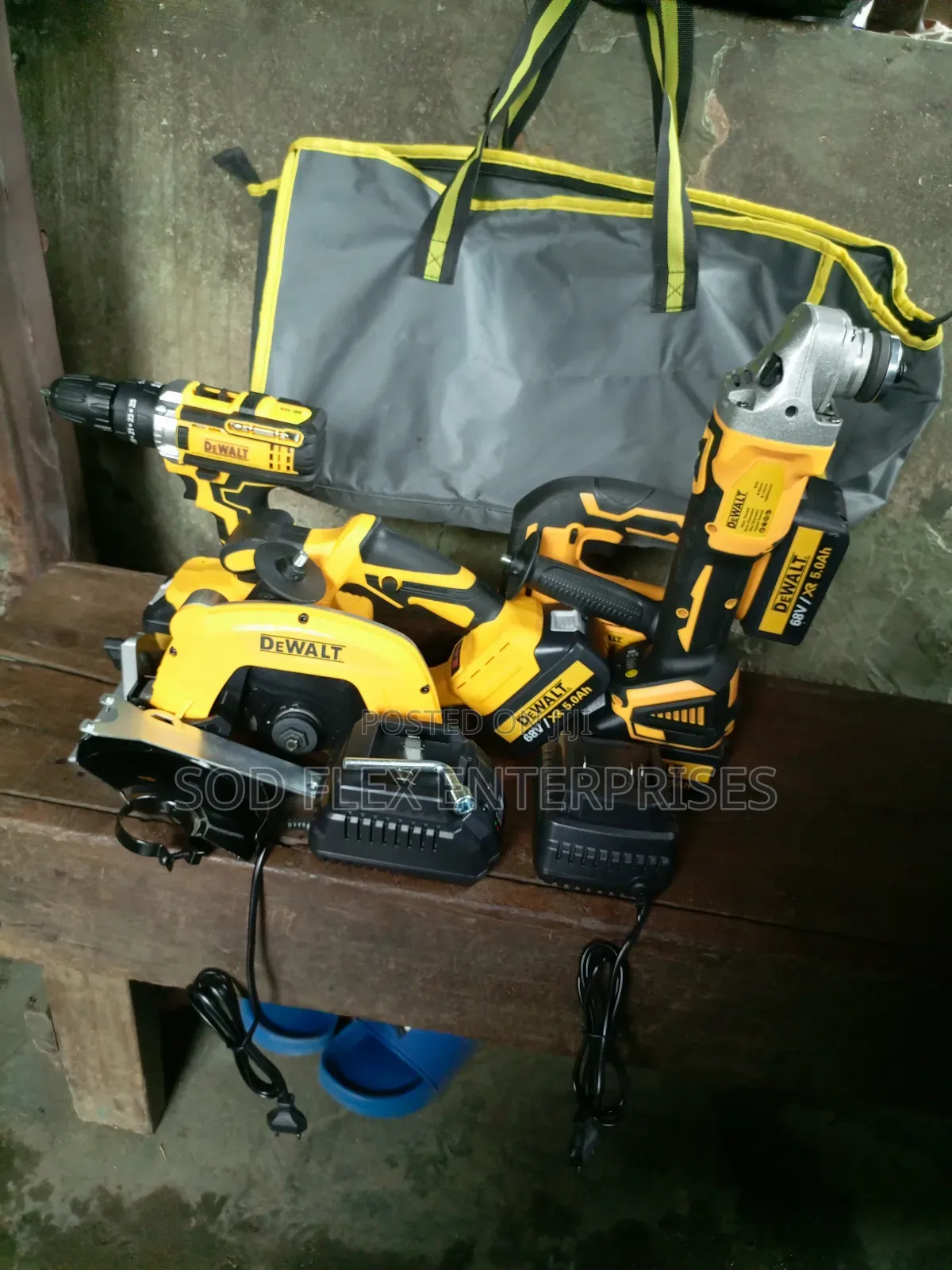 4in1 Combo Dewalt Set of Machine