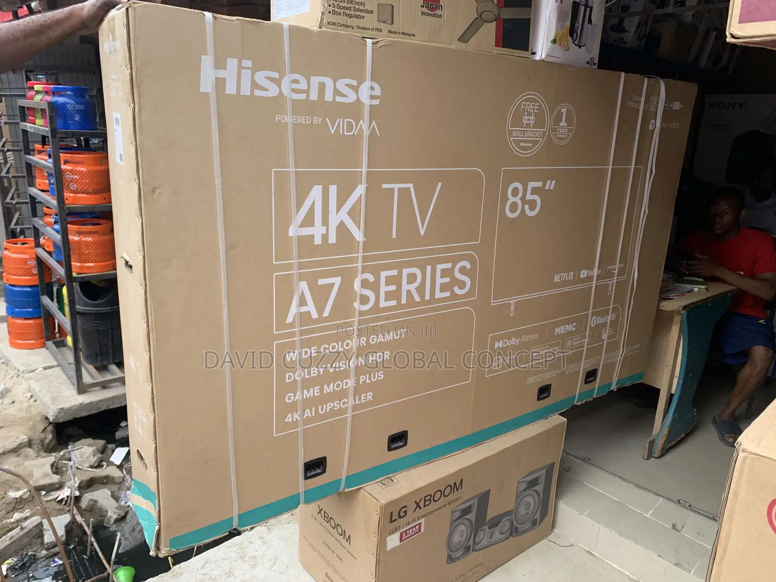 Original Hisense 85 Inches Frameless Tv