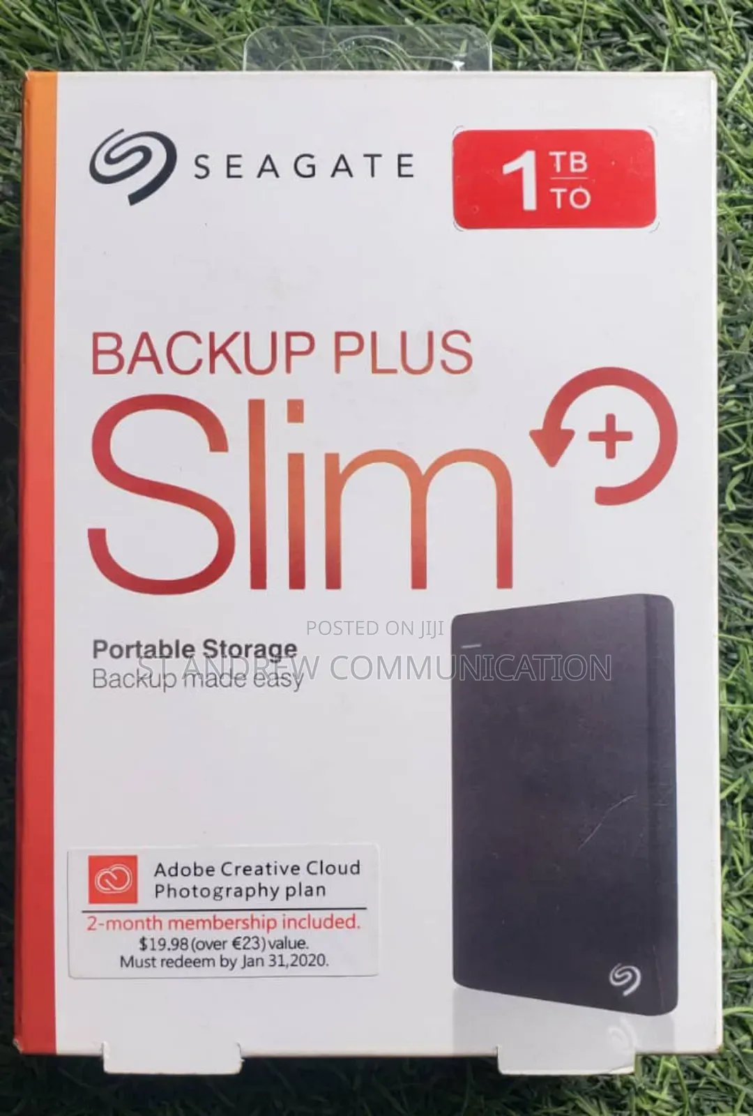 Seagate Backup Plus Slim 1TB Black