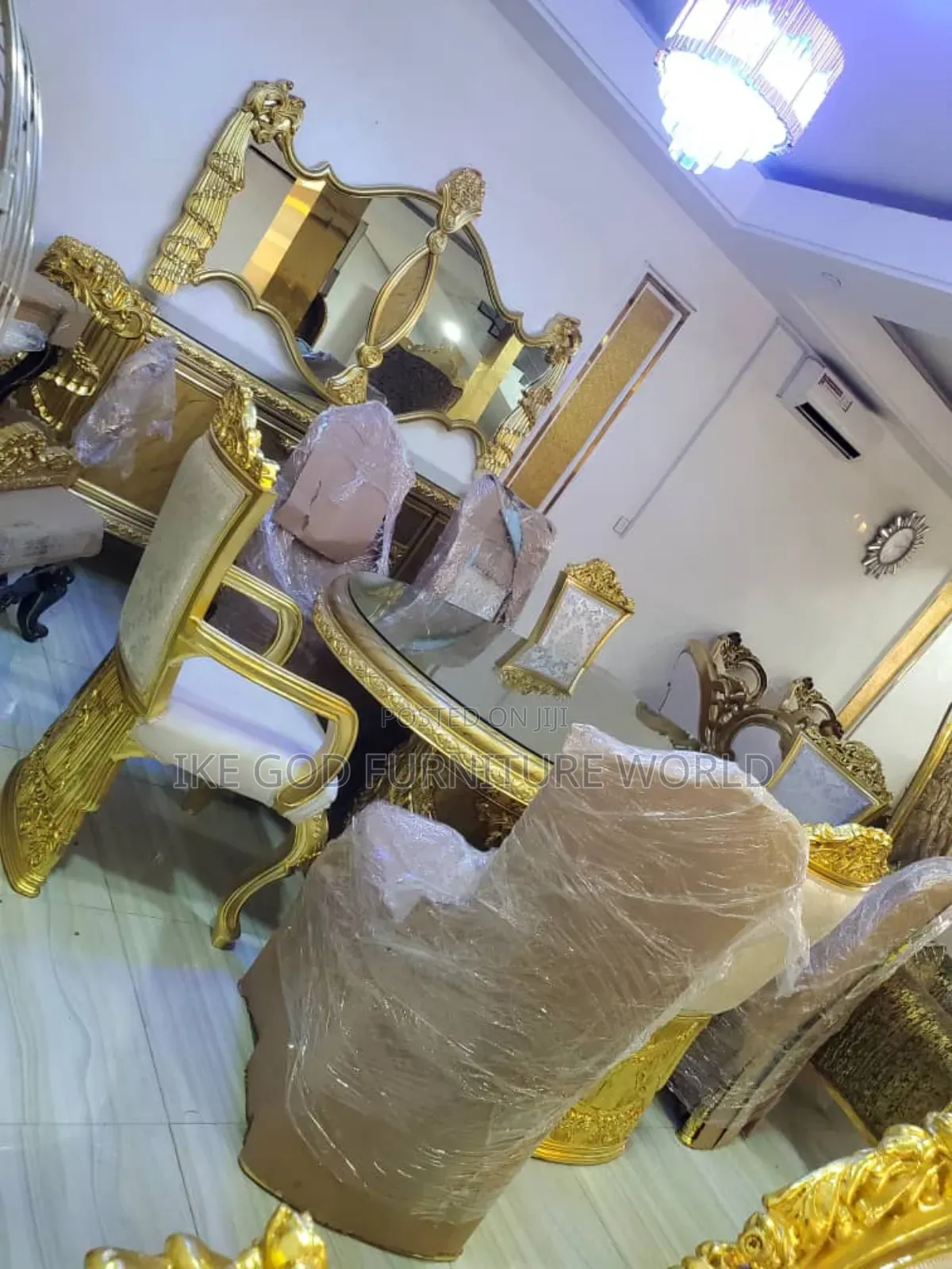 Full Set of High Quality Turkish Royal Fabric Sofa Chair