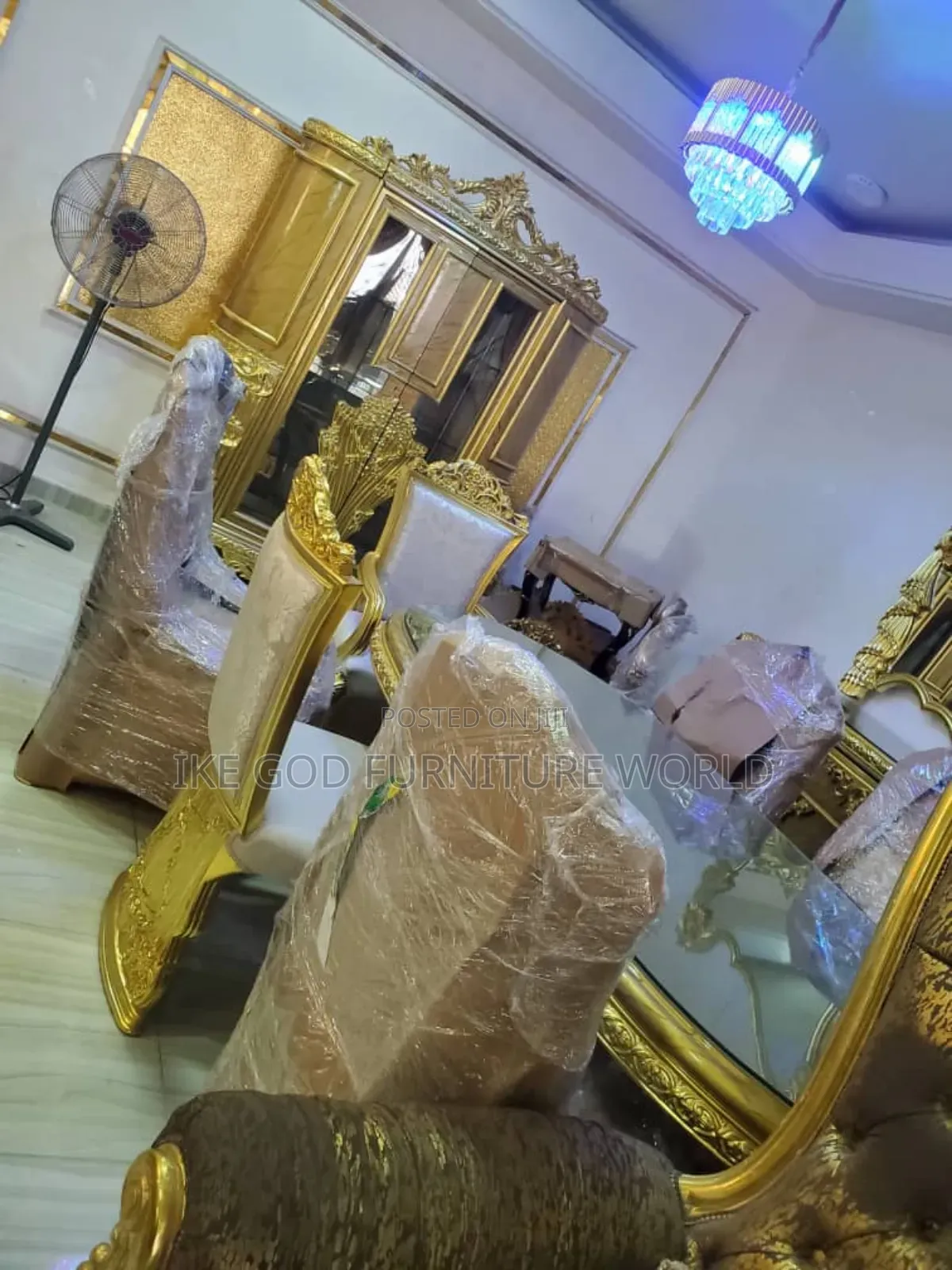 Ful Set of High Quality Turkish Royal Fabric Sofa Chair