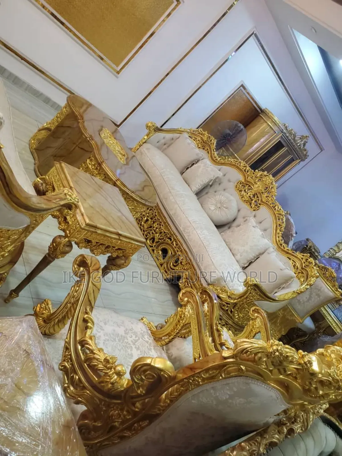 Ful Set of High Quality Turkish Royal Fabric Sofa Chair