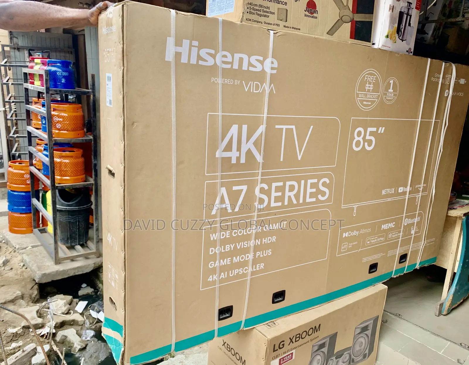 Original Hisense 85 Inches Frameless Tv