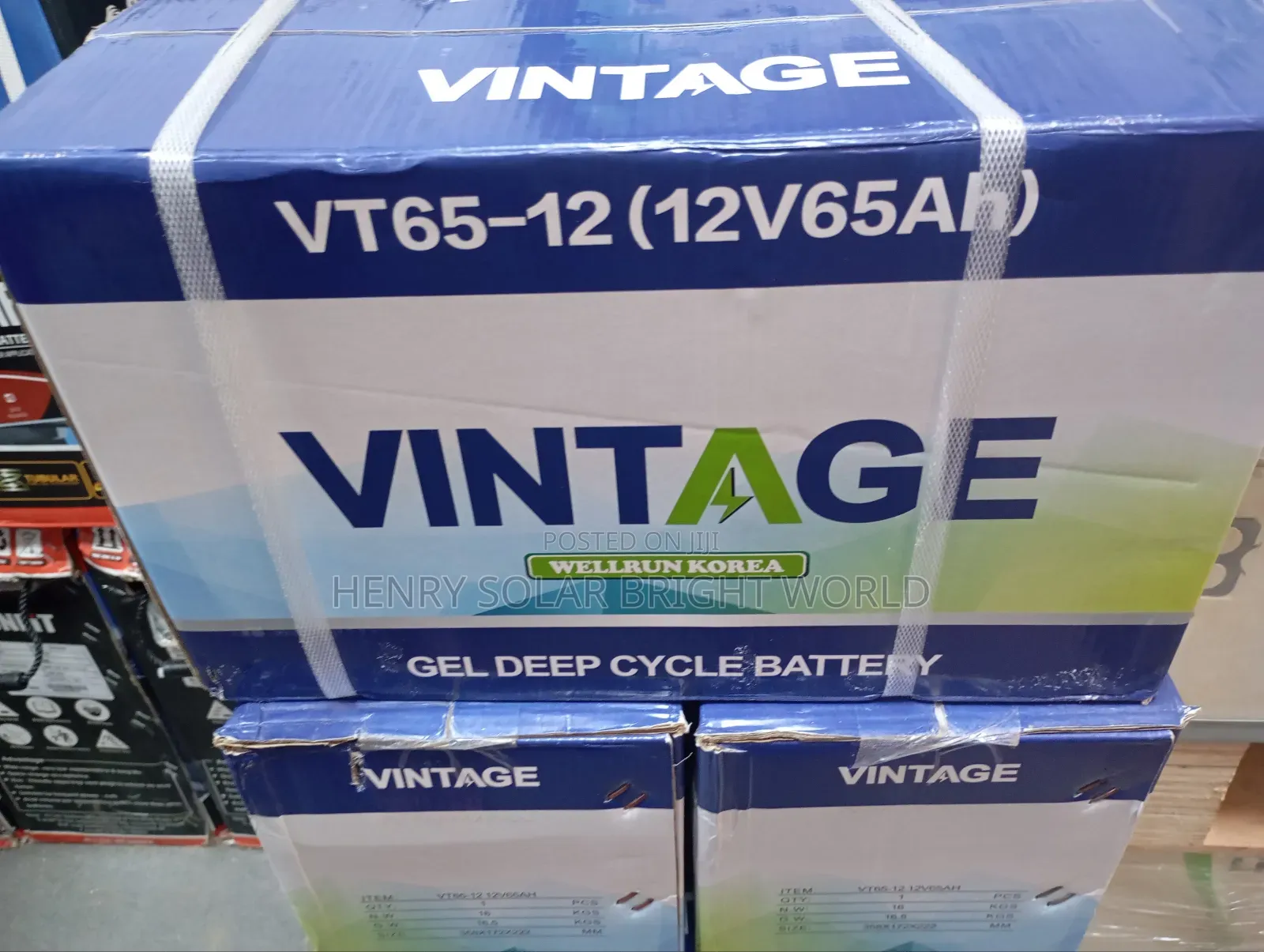 12v 65ah Gel Battery Vintage