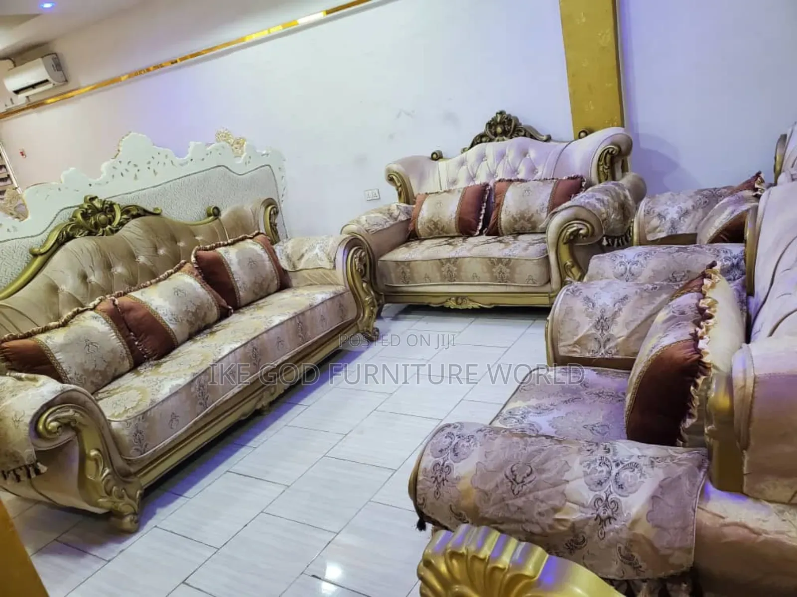 3 2 1 1.7seater Imported Turkish Royal Fabric Sofa Chair