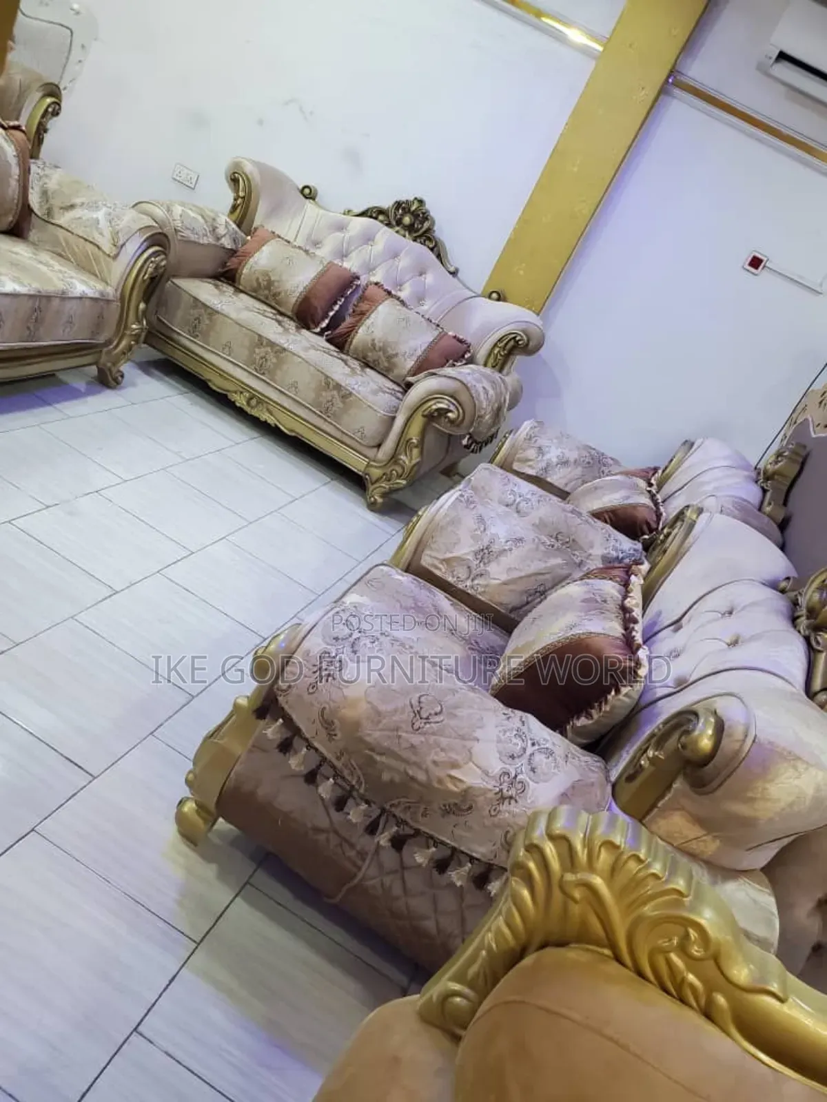 3 2 1 1.7seater Imported Turkish Royal Fabric Sofa Chair