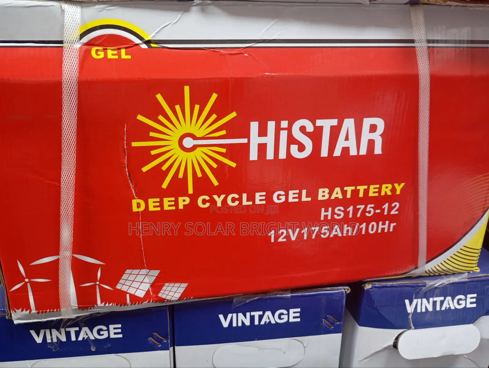 12v 175ah Hi Star Gel Battery