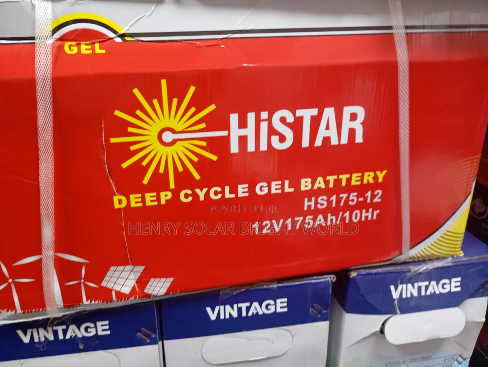 12v 175ah Hi Star Gel Battery