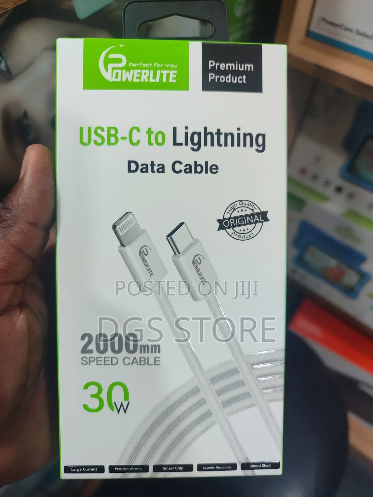Powerlite USB C to Lightning Cable 30w