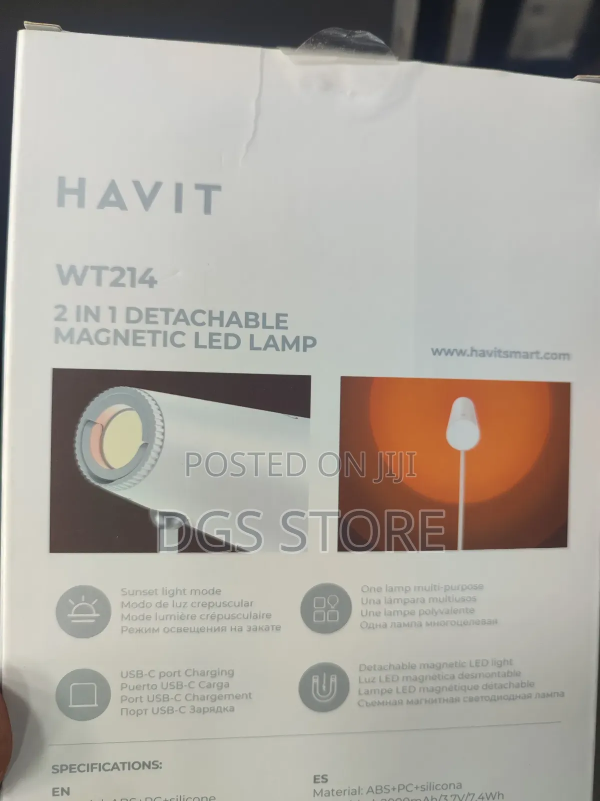 Havit 2in1 Detachable Magnetic LED Lamp WT214