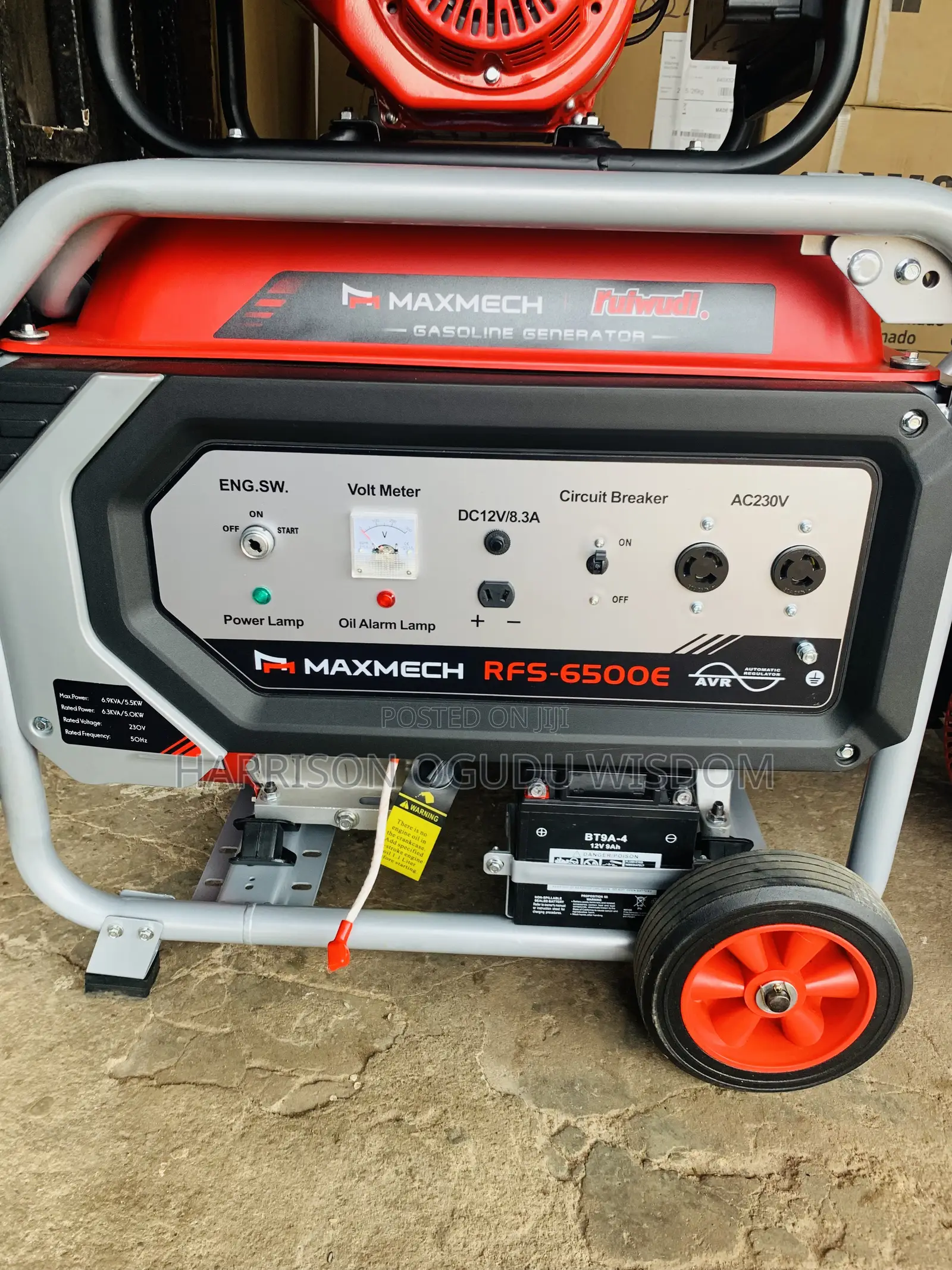 Original Maxmech 6.9 Kva Generator for Sale