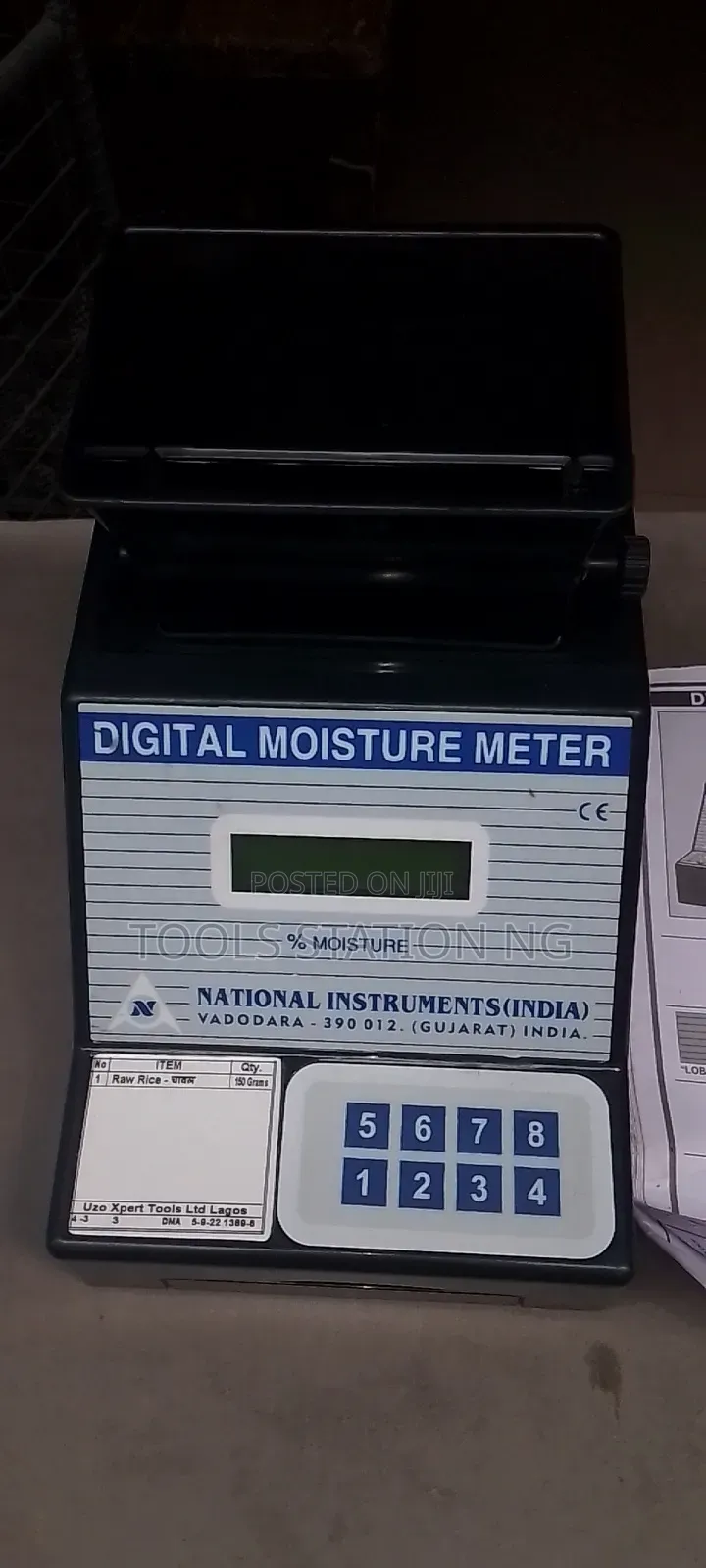 Digital Moisture Meter for Raw Rice