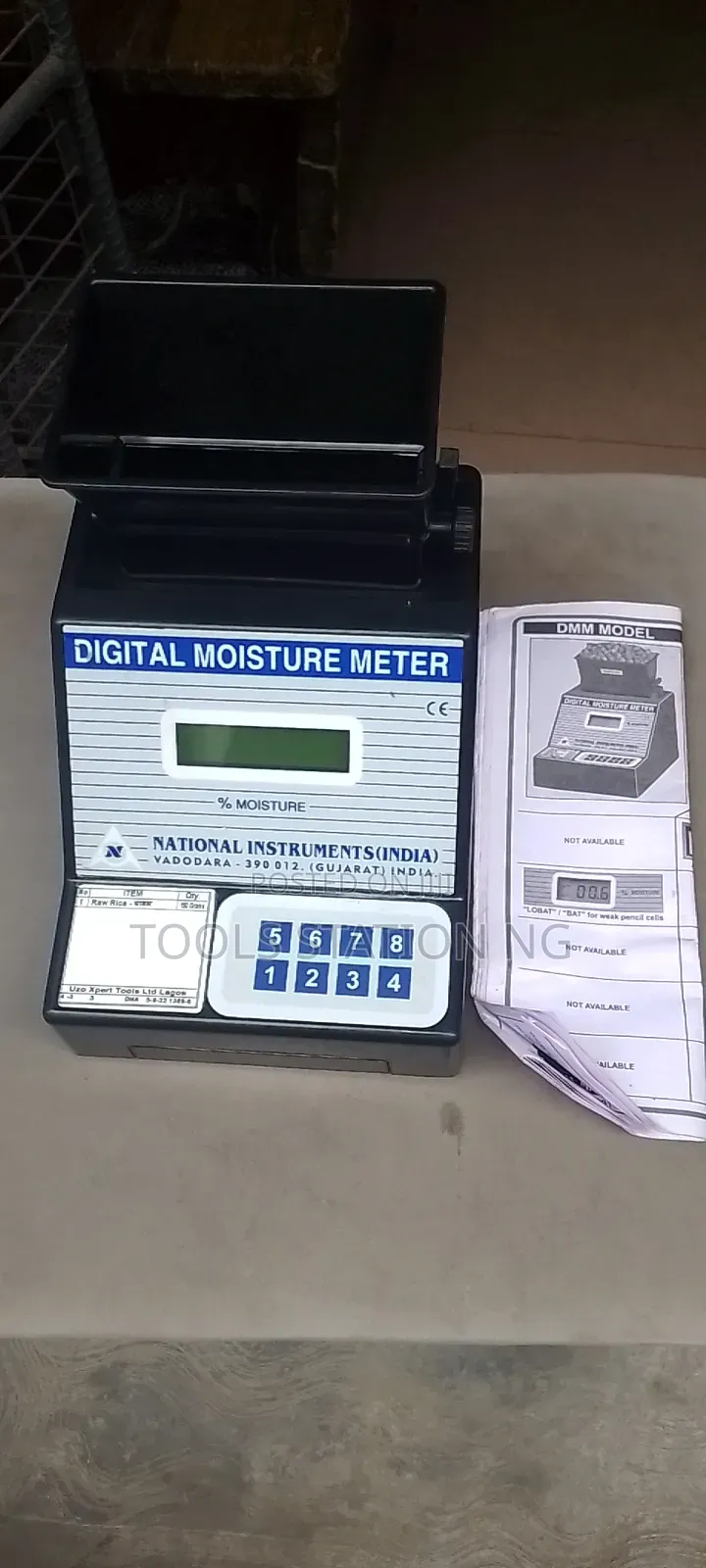 Digital Moisture Meter for Raw Rice
