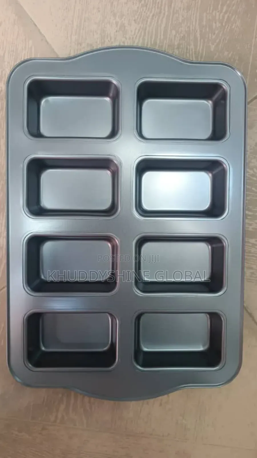 8-Cavity Square Muffin Pan Bread Pan