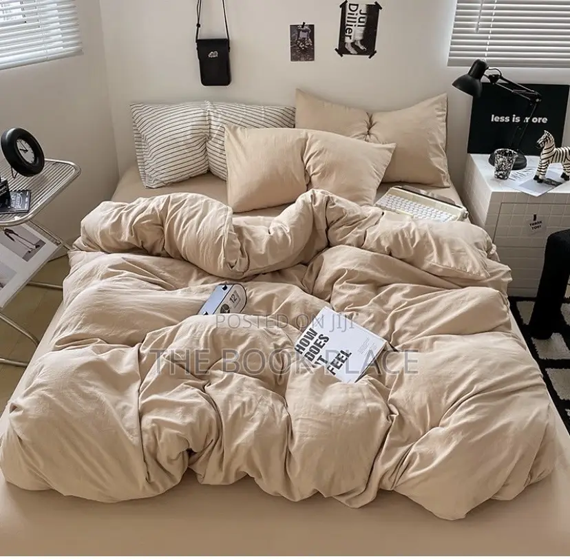 Plain Cotton Bedsheets With Pillow Case
