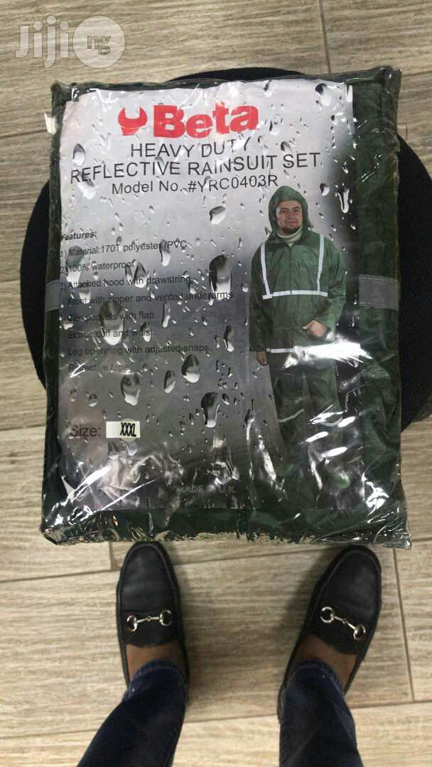 Beta Safety Raincoat With Reflective(Up and Down)