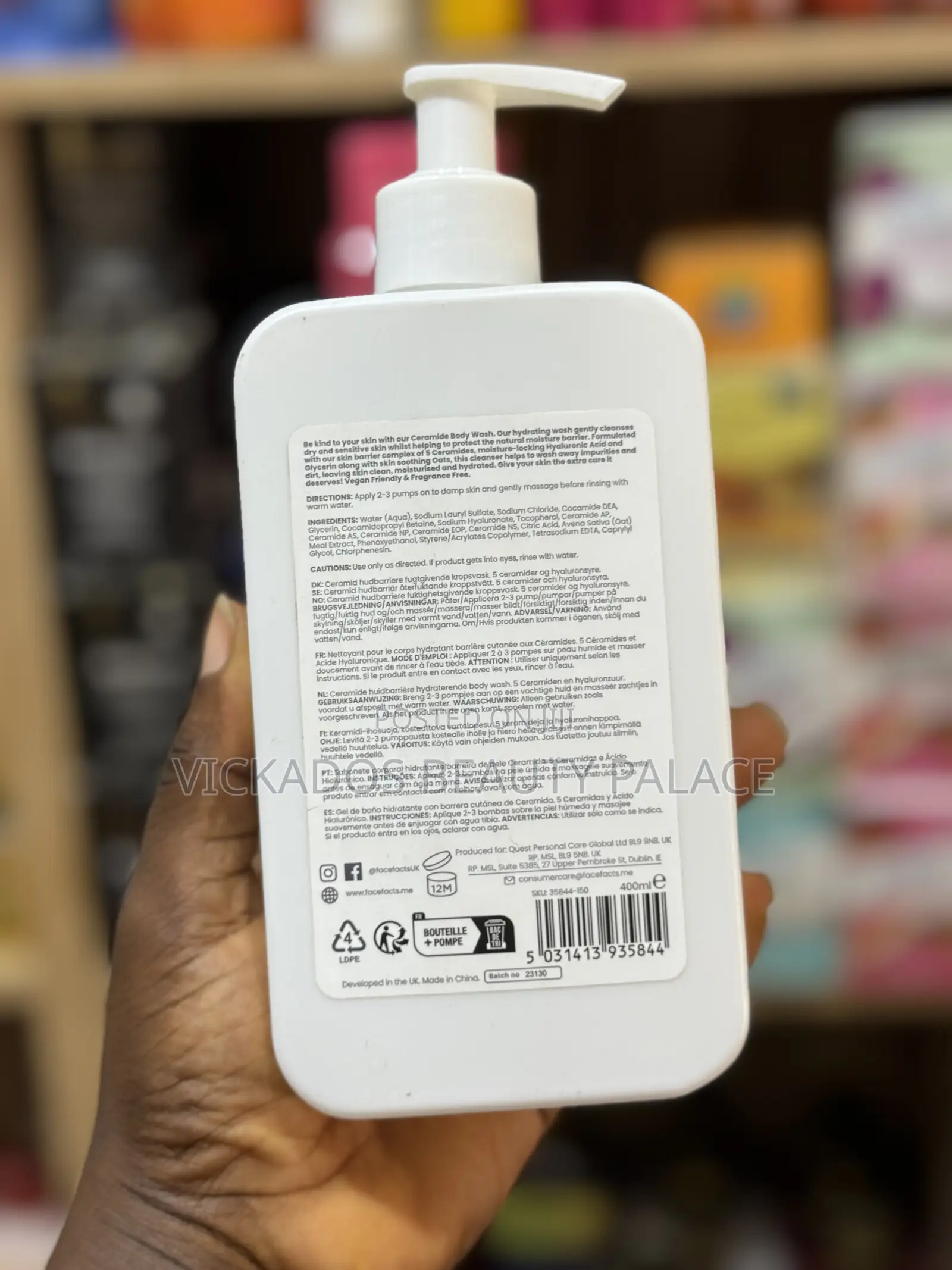 Face Facts. Hydrating Body Wash